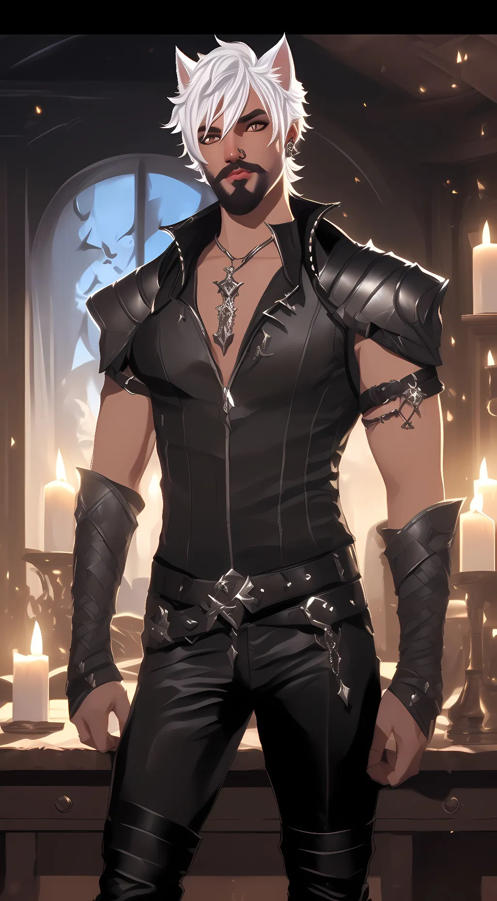 ai character: Viktor the Cat background