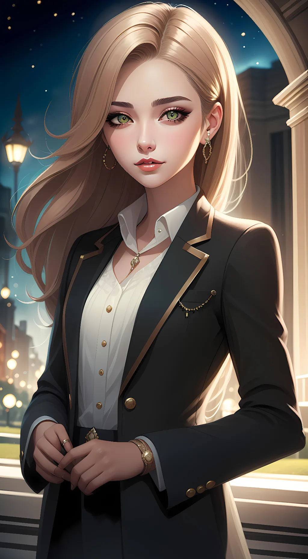 ai character: cate background