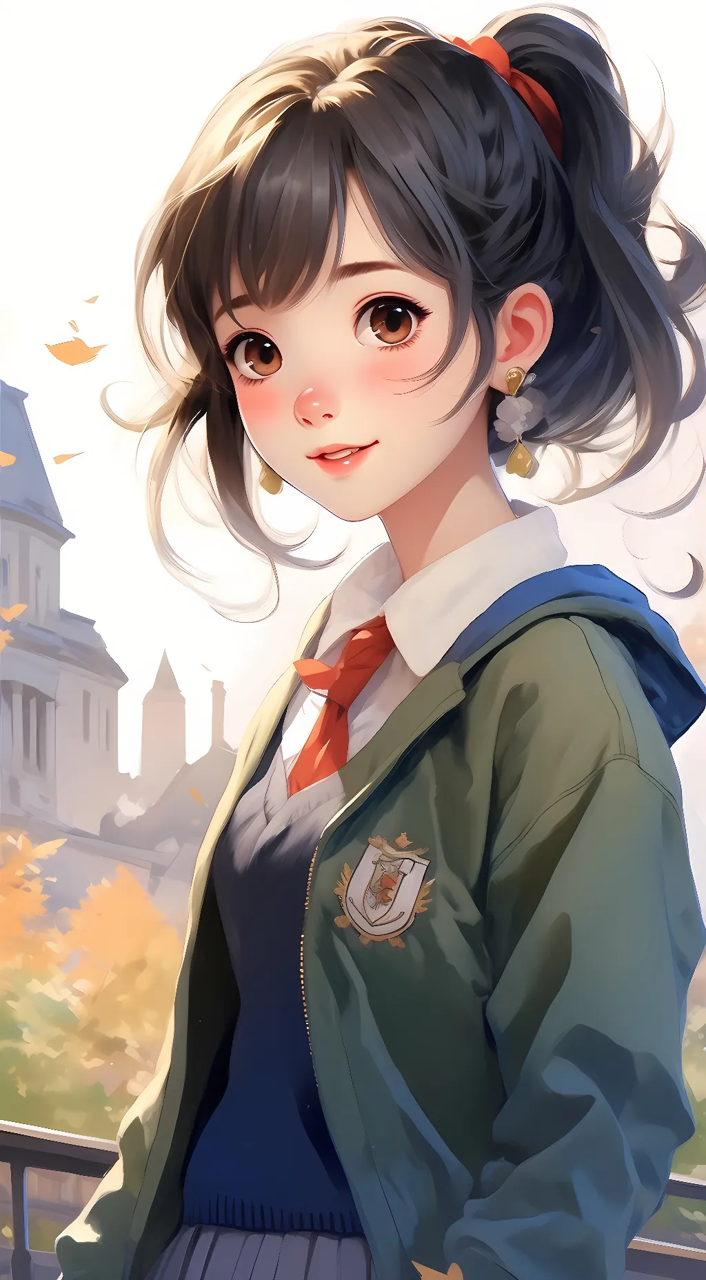 ai character: Sakura yamada  background