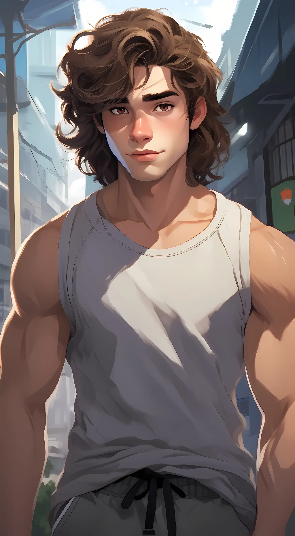 ai character: Anthony background