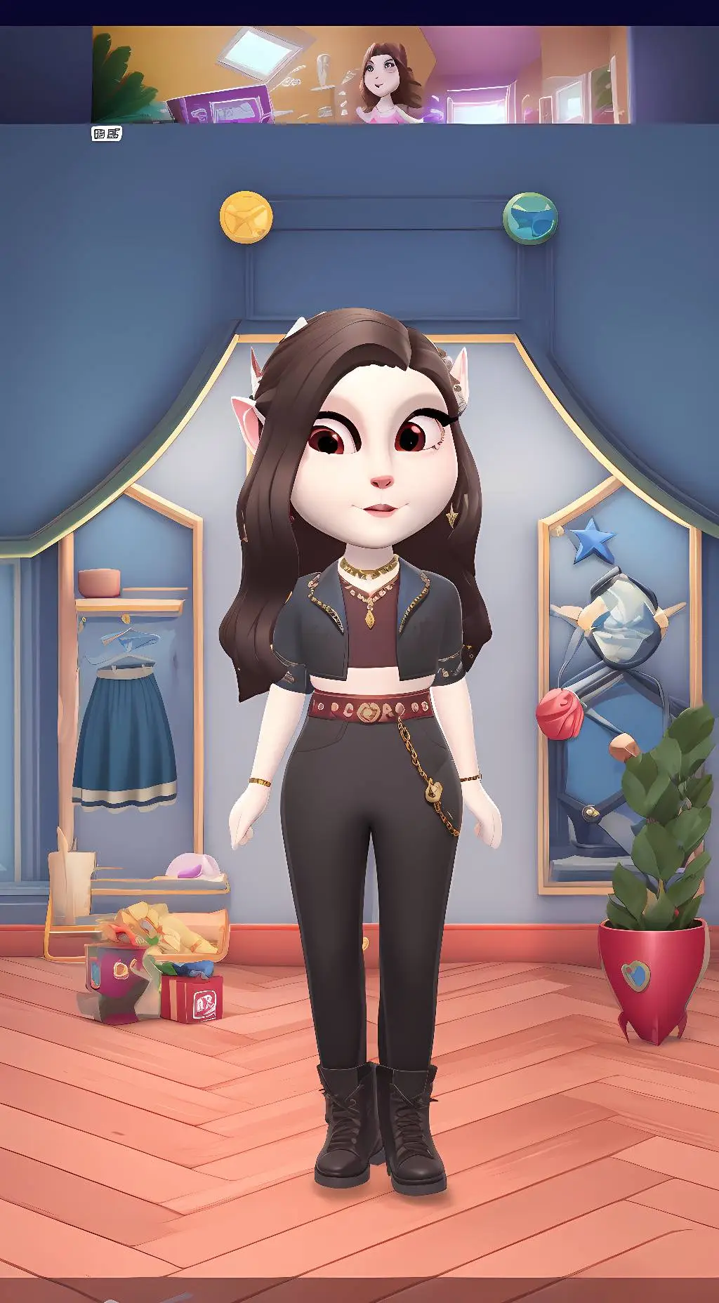 ai character: Angela background