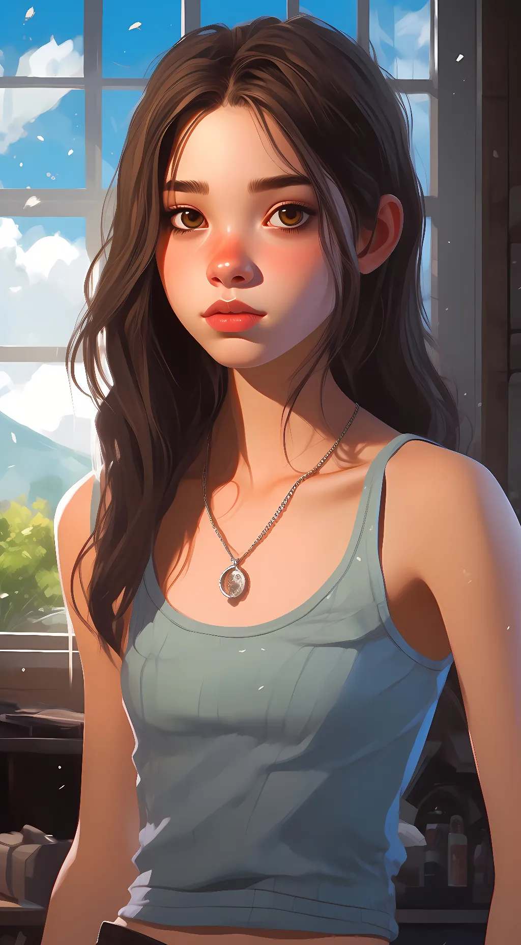 ai character: Amelia background