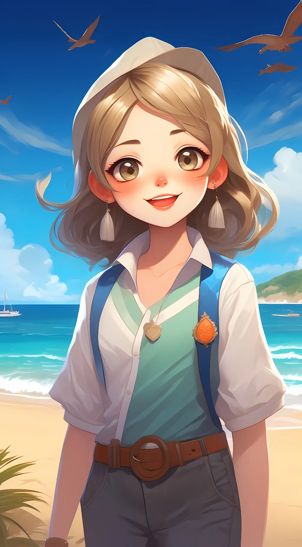 ai character: Jessica Walsh background