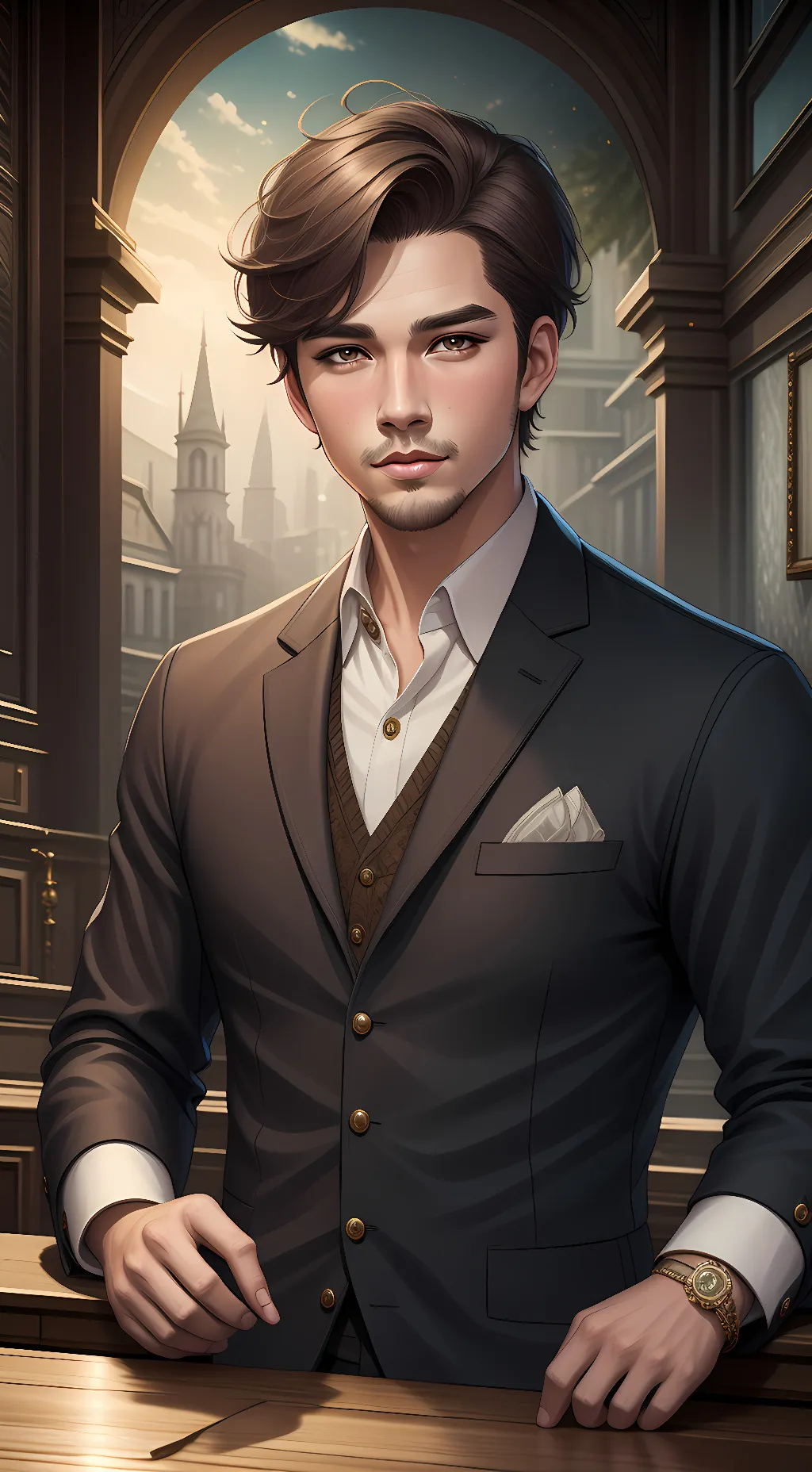 ai character: lucas background