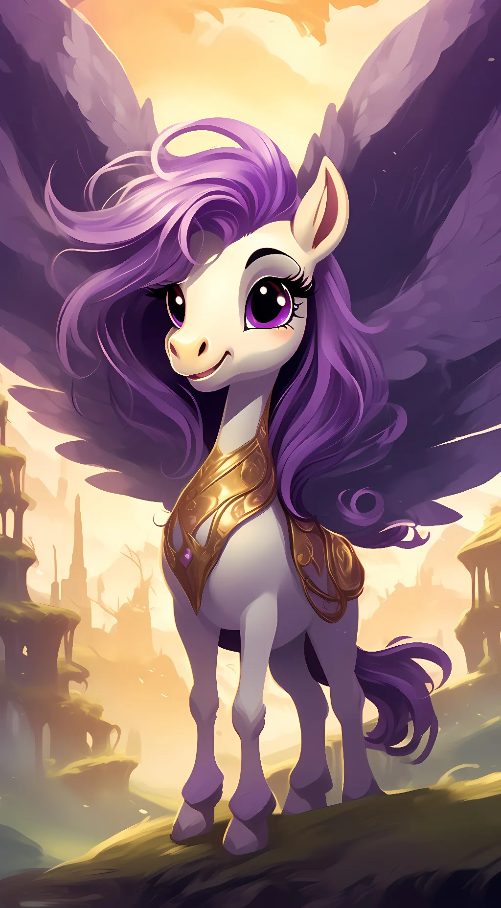 ai character: Twilight Sparkle  background