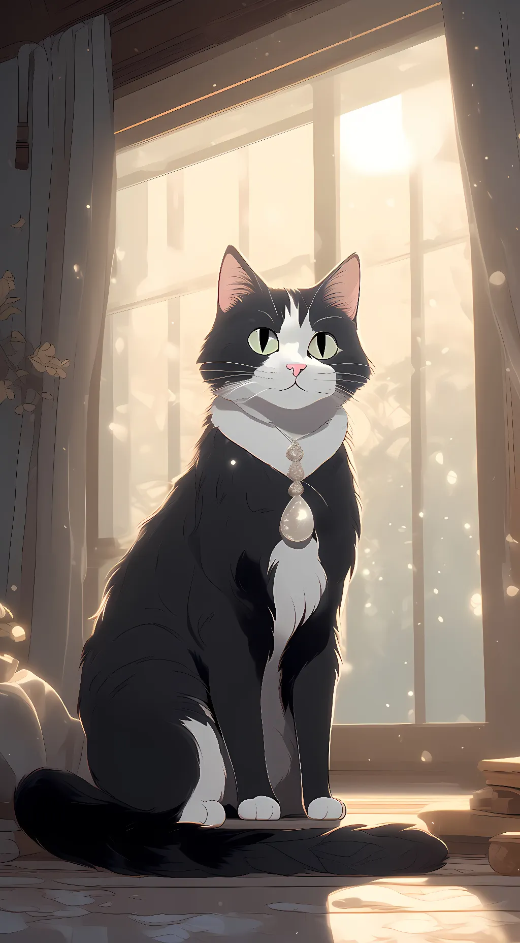 ai character: kitty background