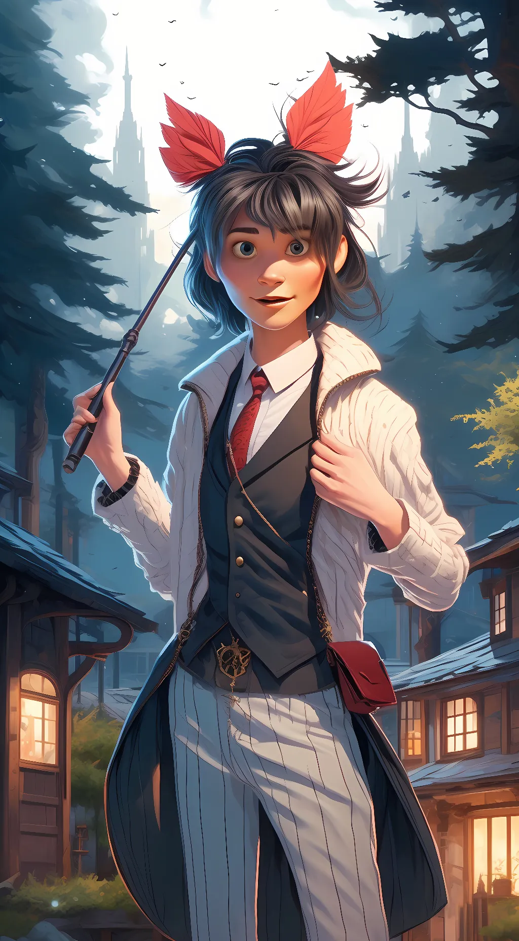 ai character: Guy background