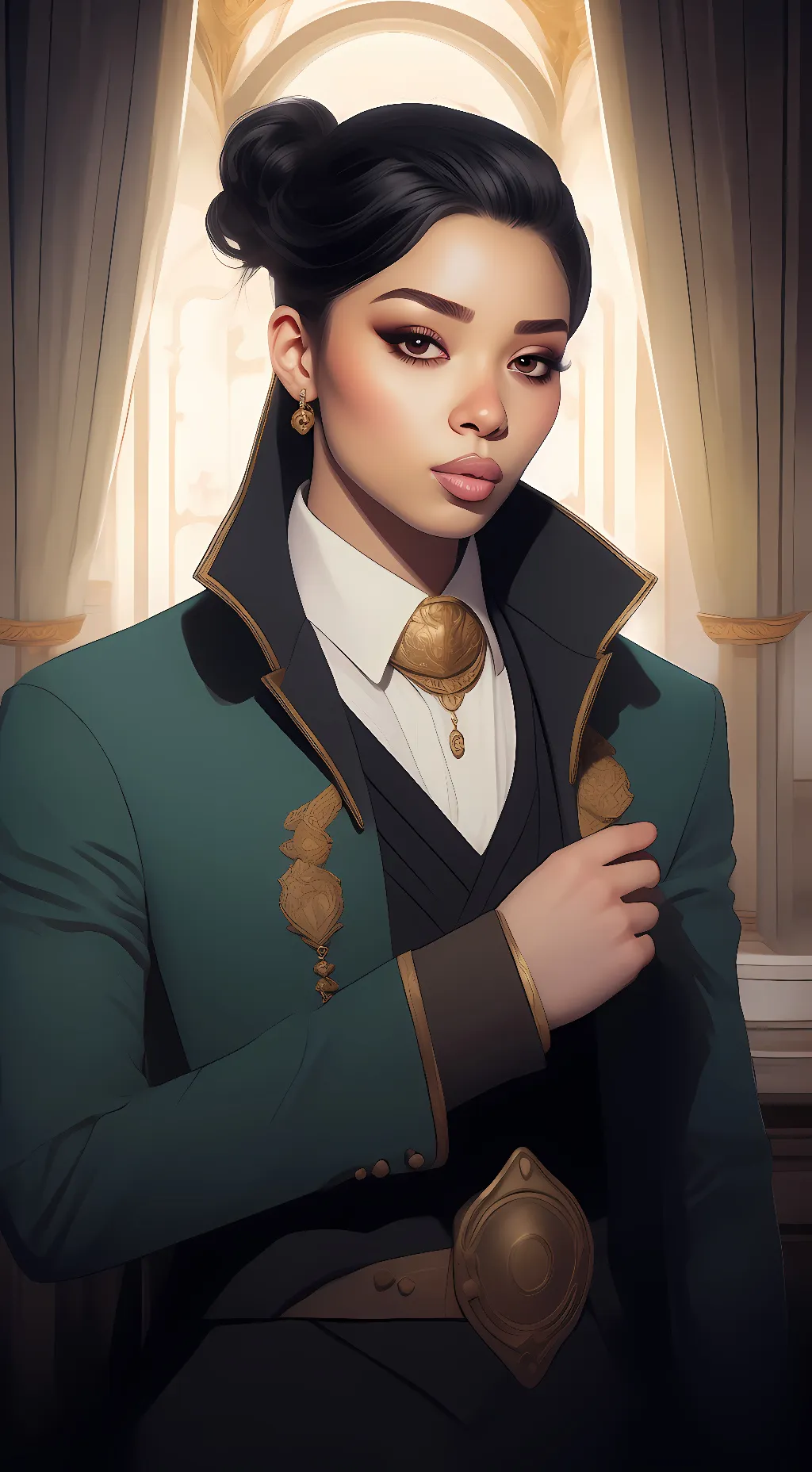 ai character: Chrisean rock background