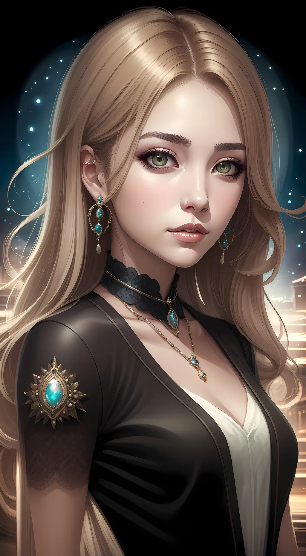 ai character: Amelia Sinclair background