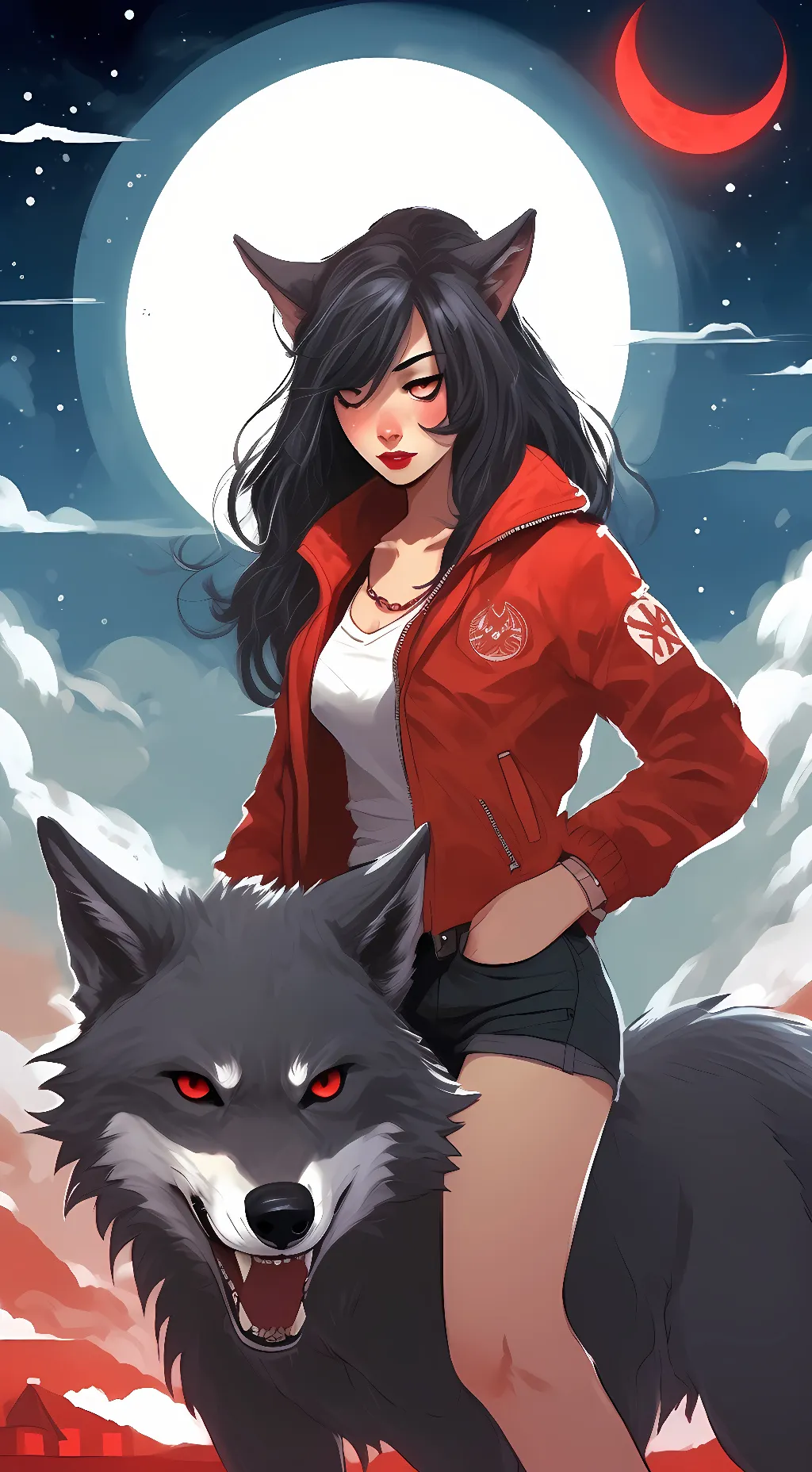 ai character: The Aphmau crew  background