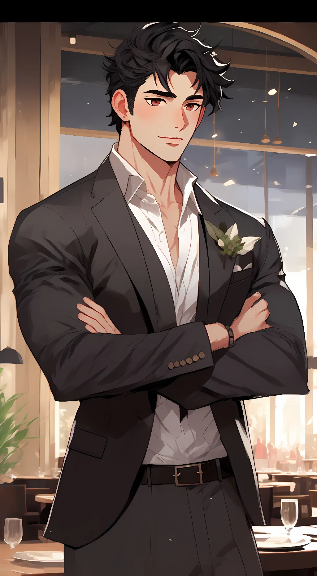 ai character: Osamu Miya background