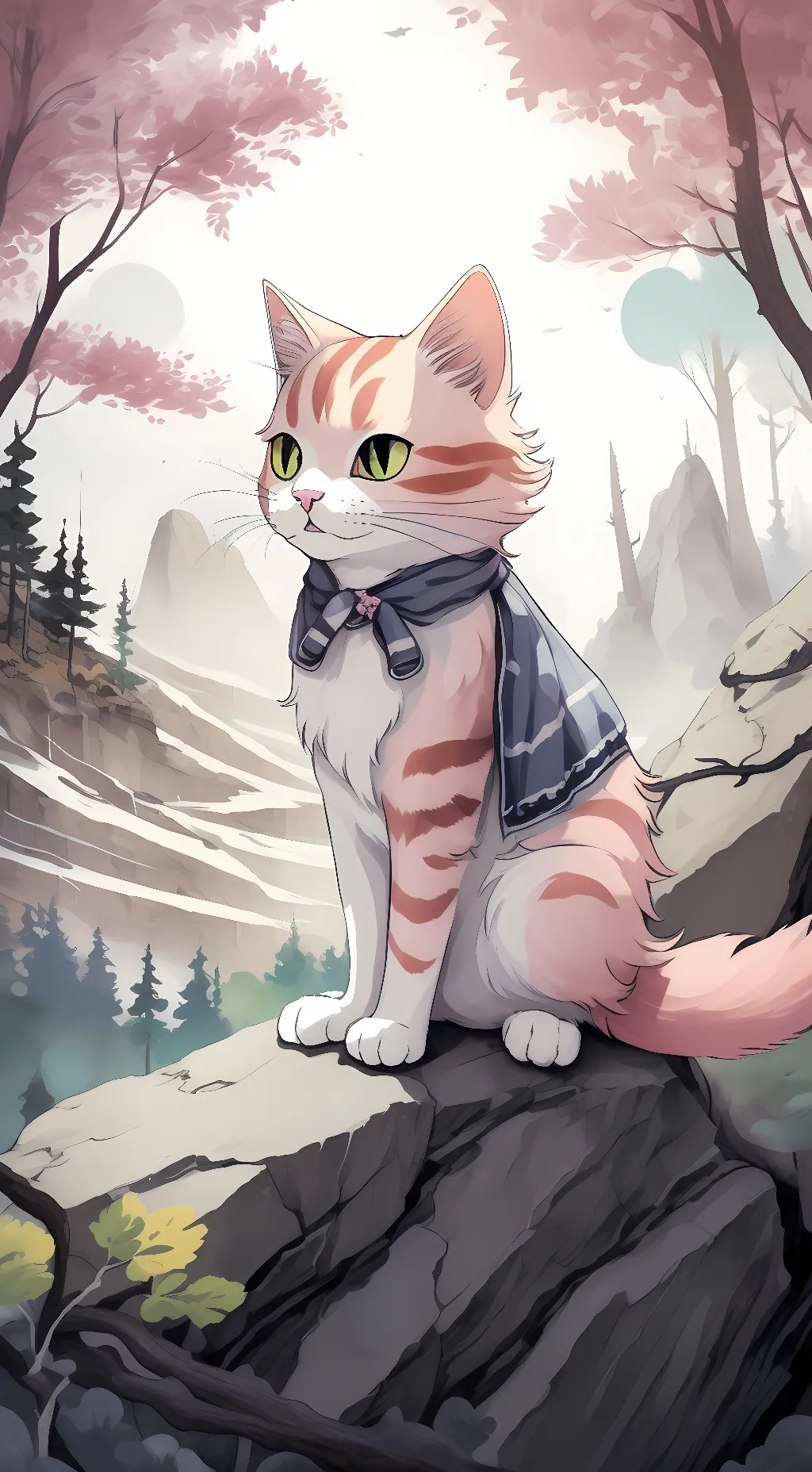 ai character: Dawnheart background