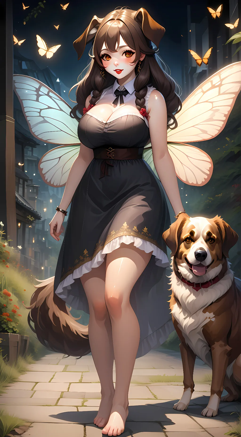 ai character: Melia Fetchwing background