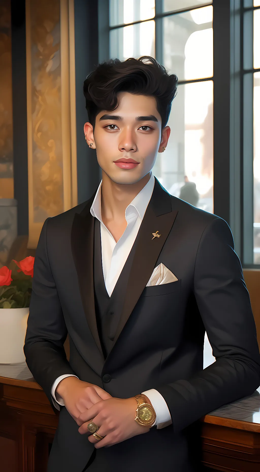 ai character: levi background