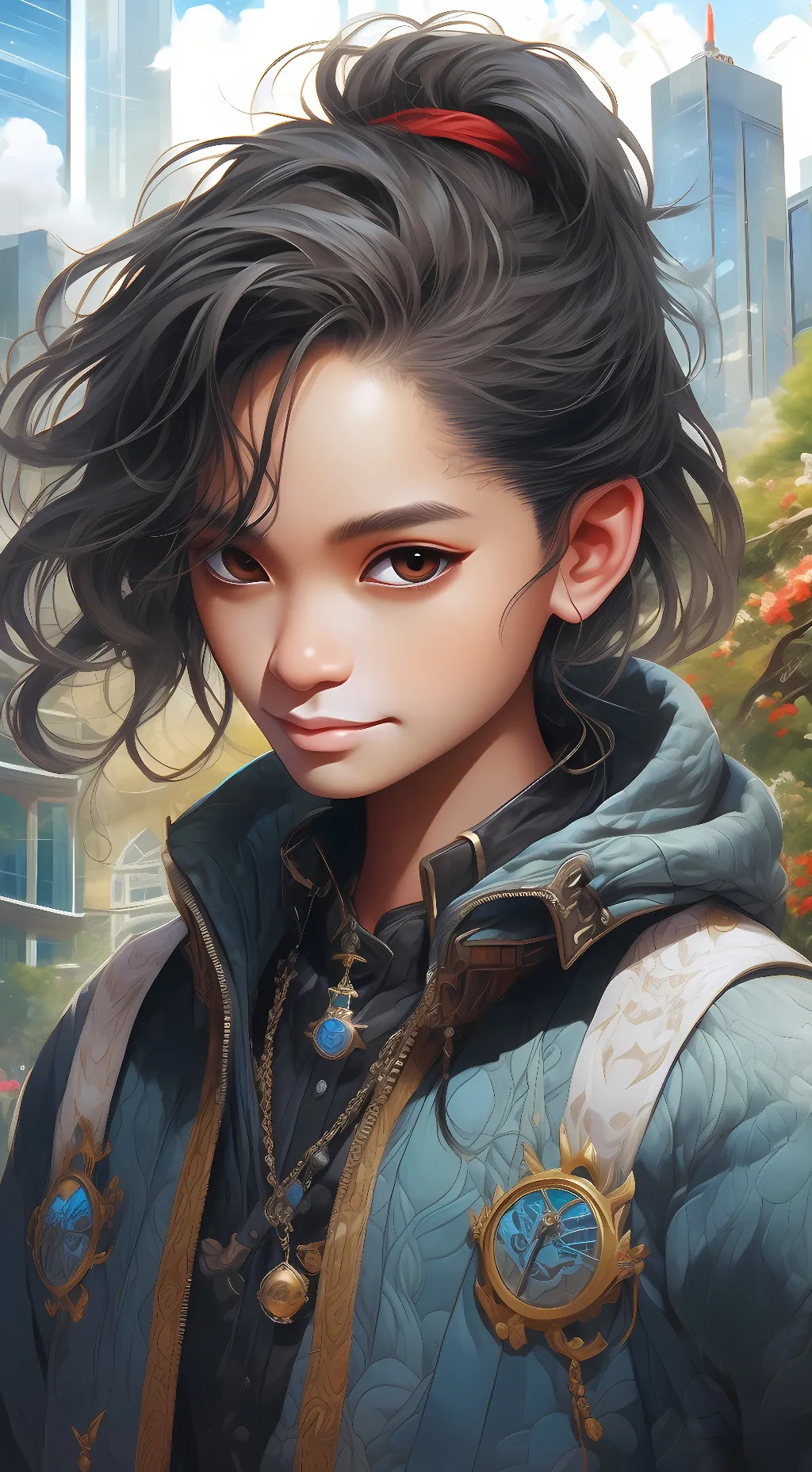 ai character: sus z  background