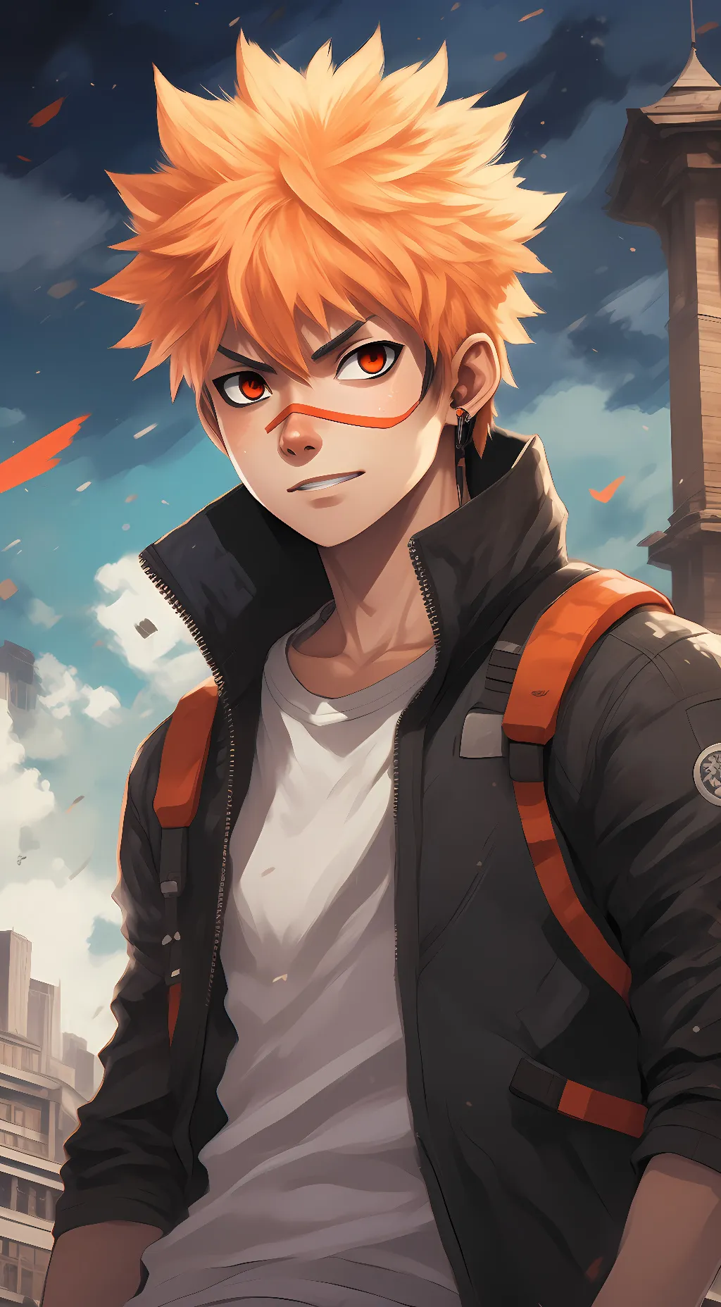 ai character: bakugo background