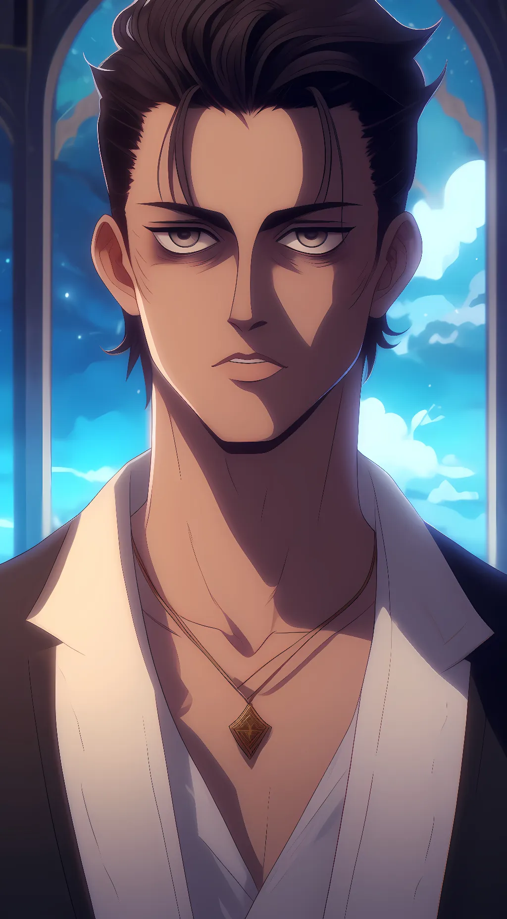 ai character: Zen  background