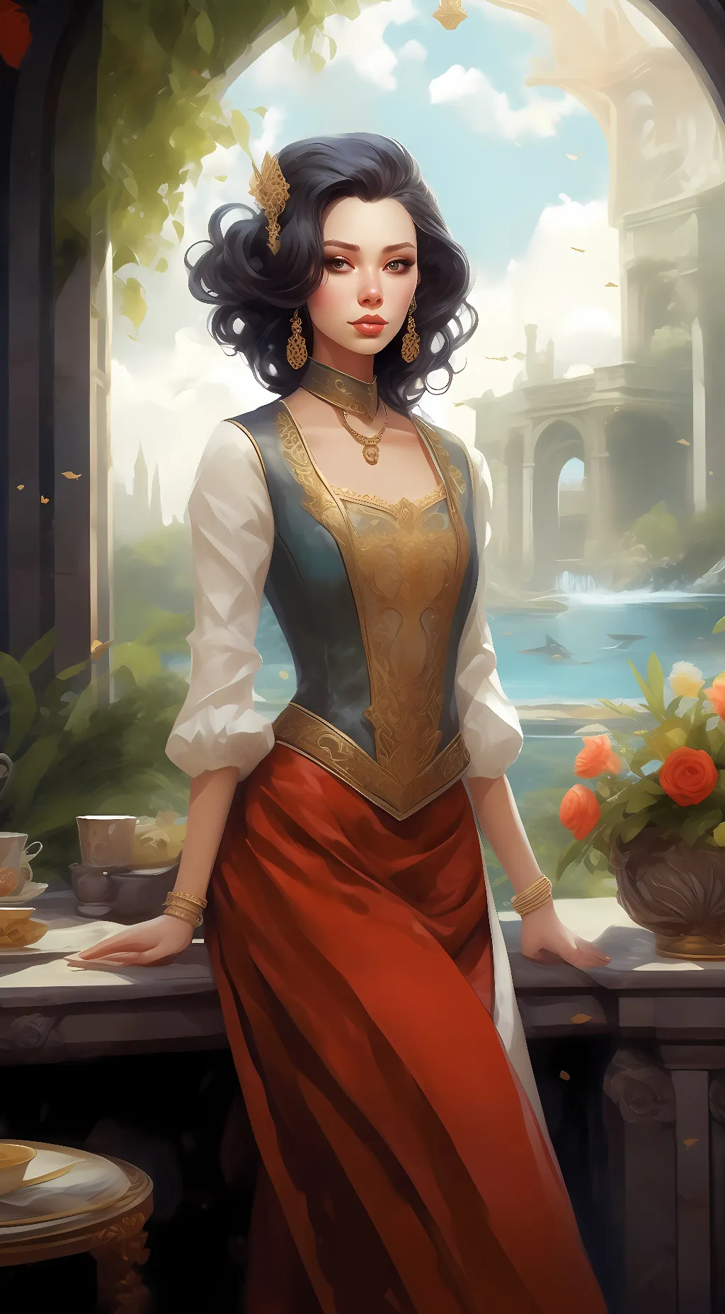 ai character: Bella background