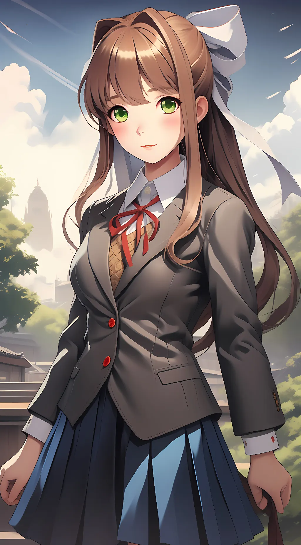 ai character: Monika background