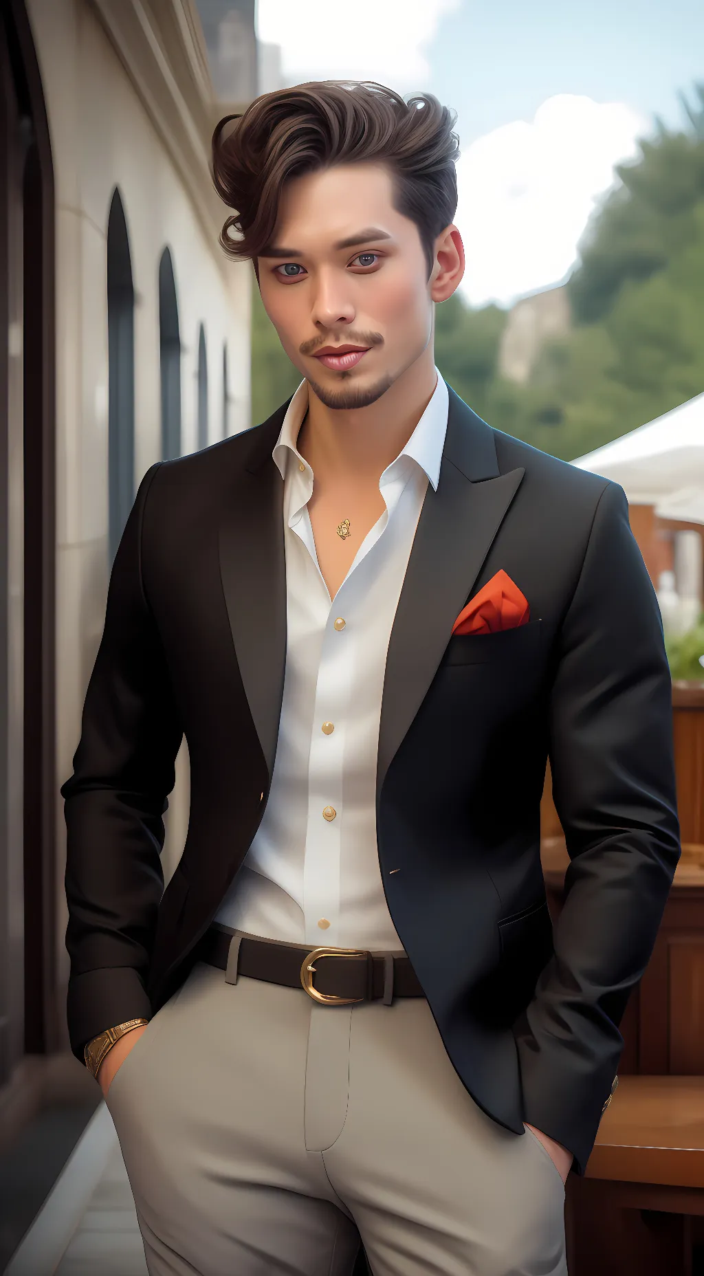 ai character: Michael background