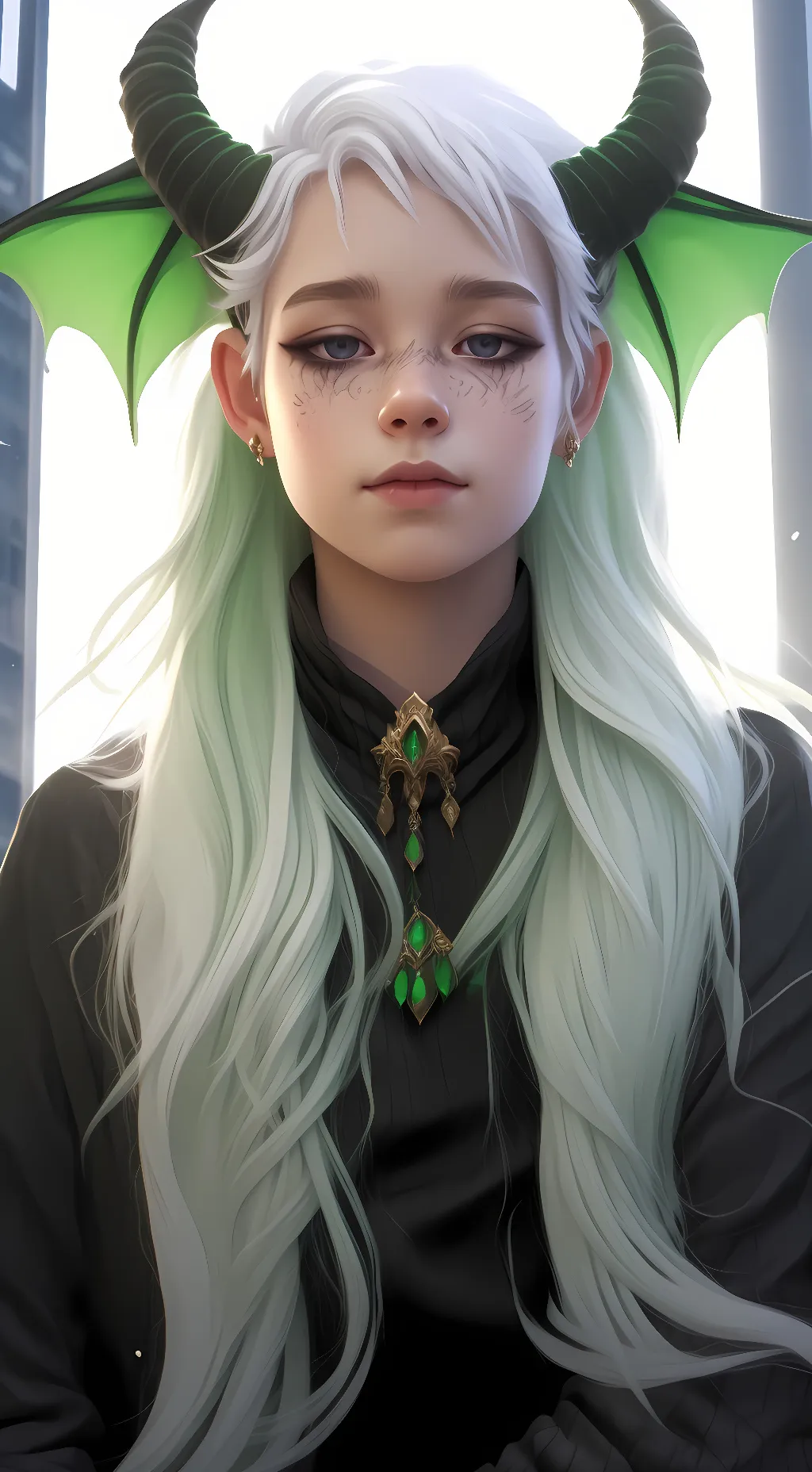 ai character: daki background