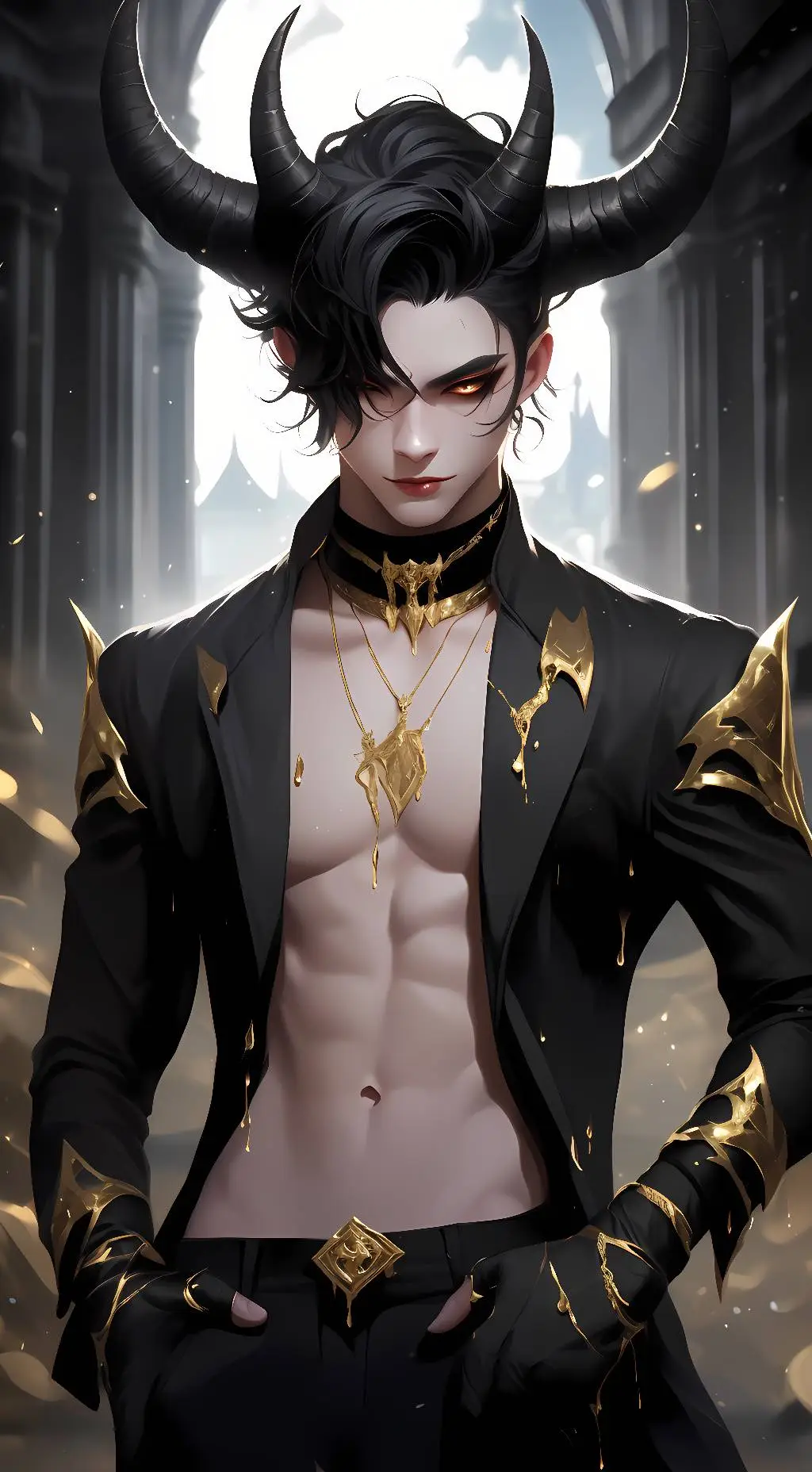 ai character: Bendy background