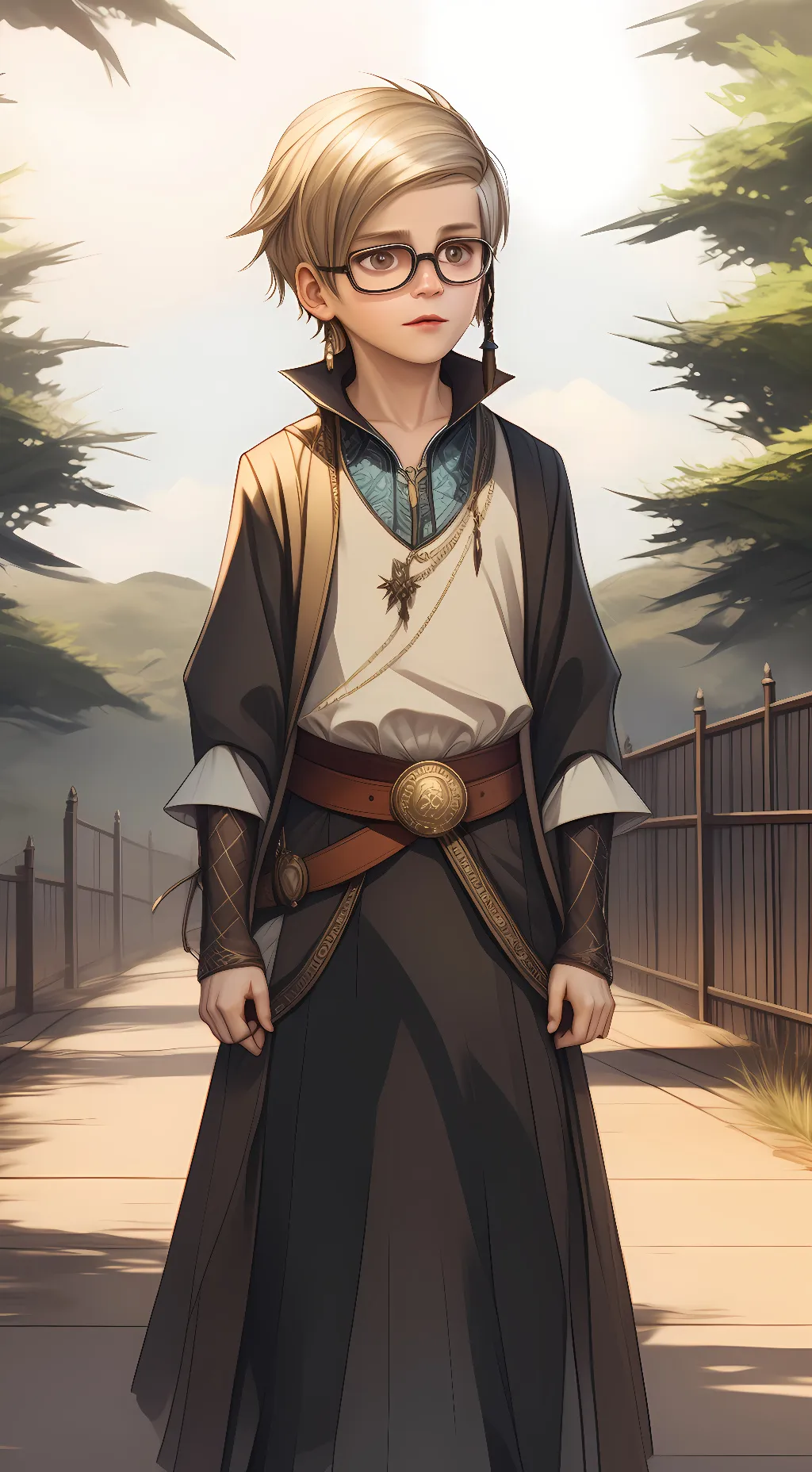 ai character: Declan(has a dog) background