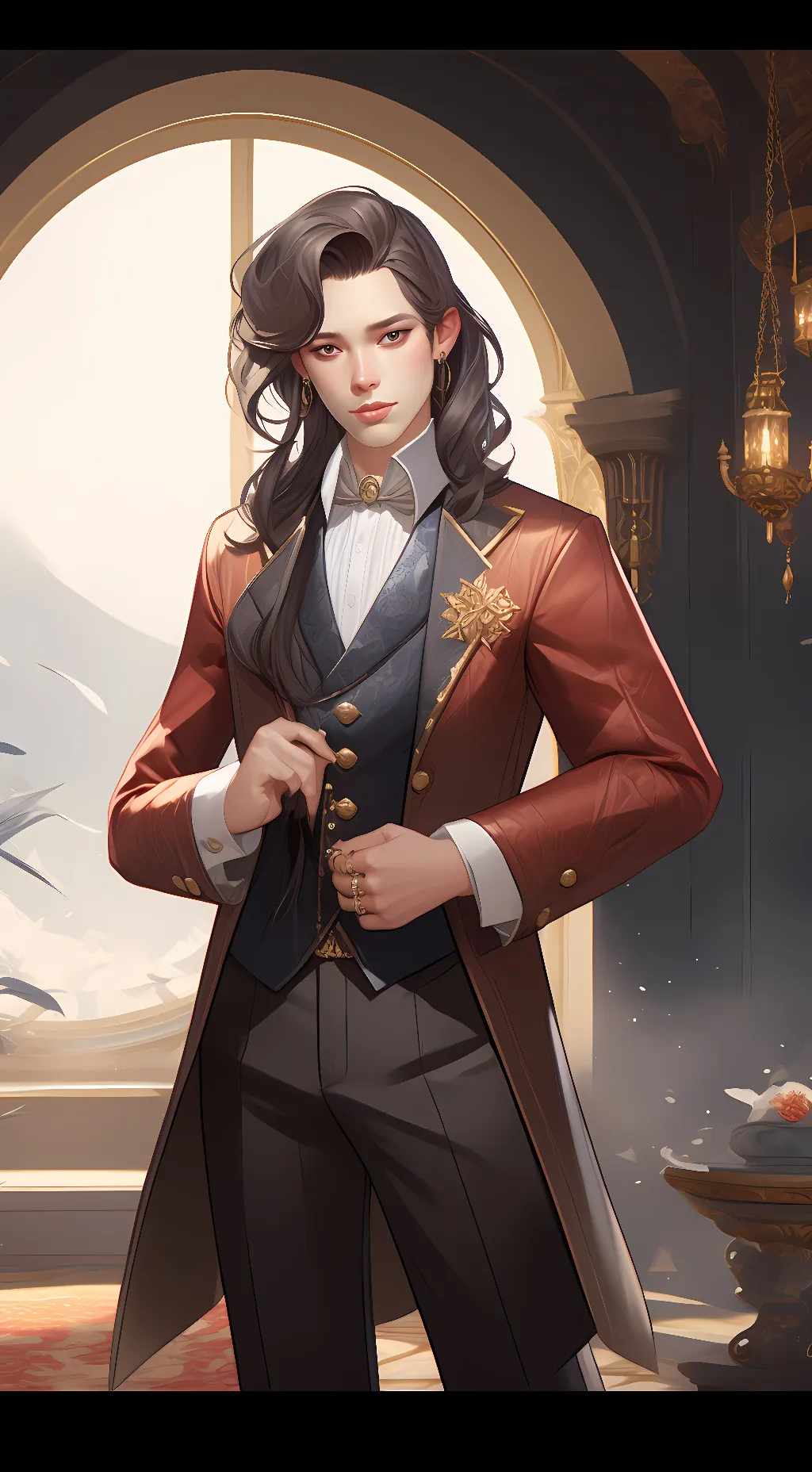 ai character: scampton background