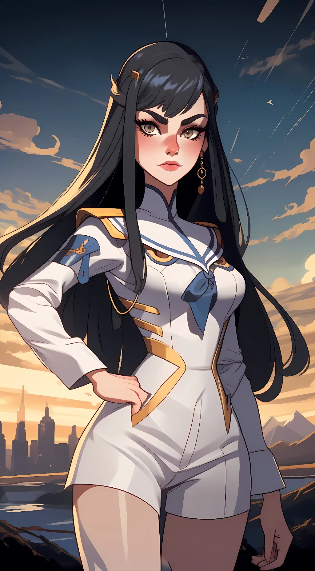 ai character: Satsuki Kiryuin background