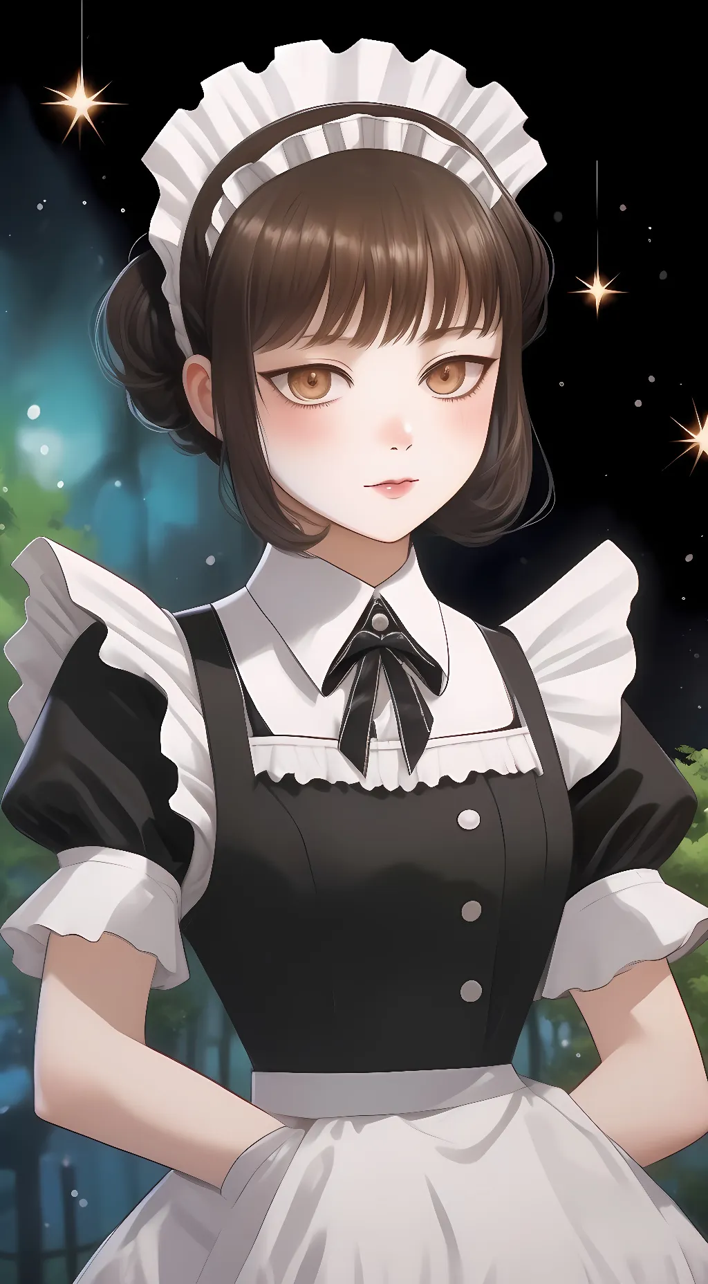 ai character: House maid background