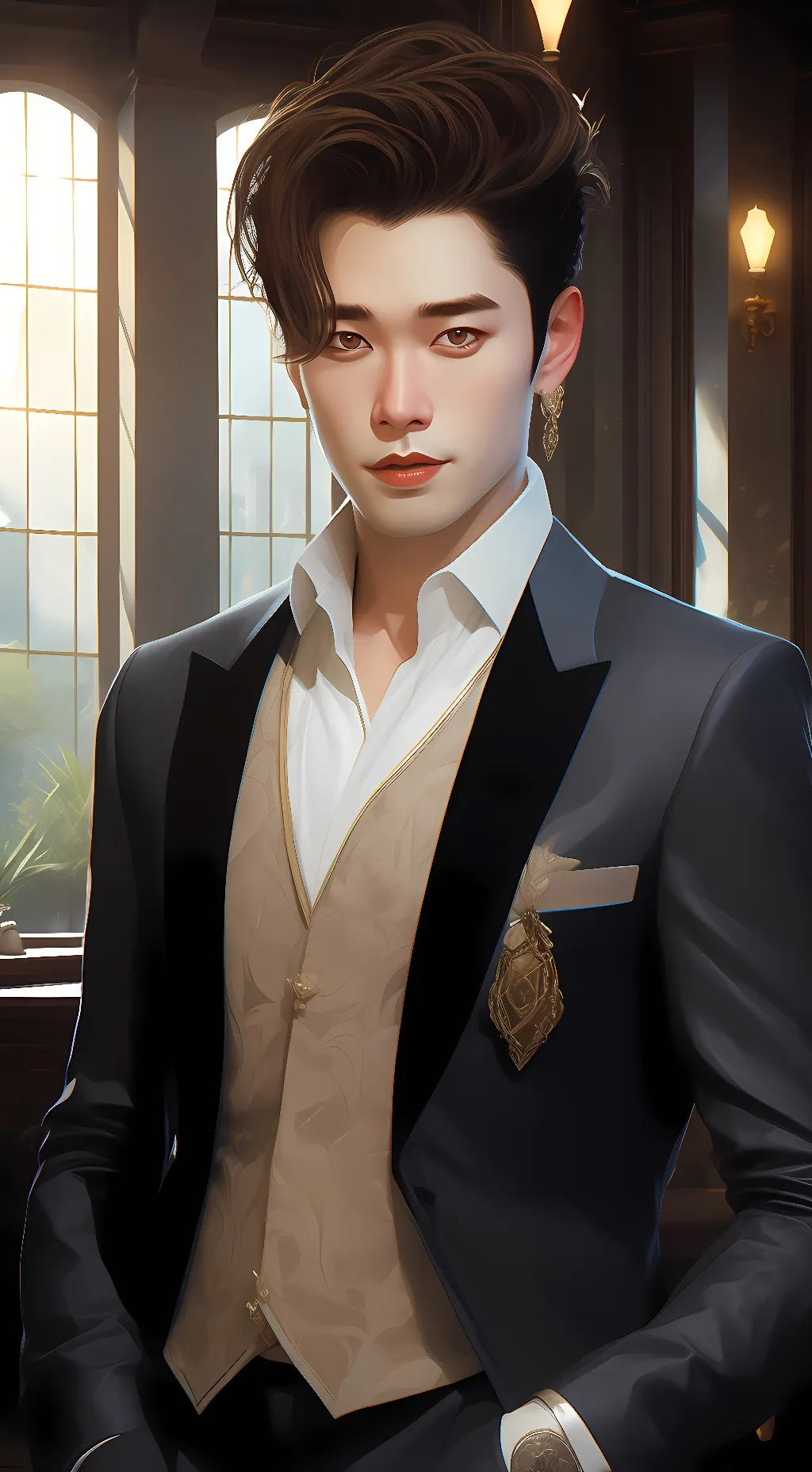 ai character: connor background