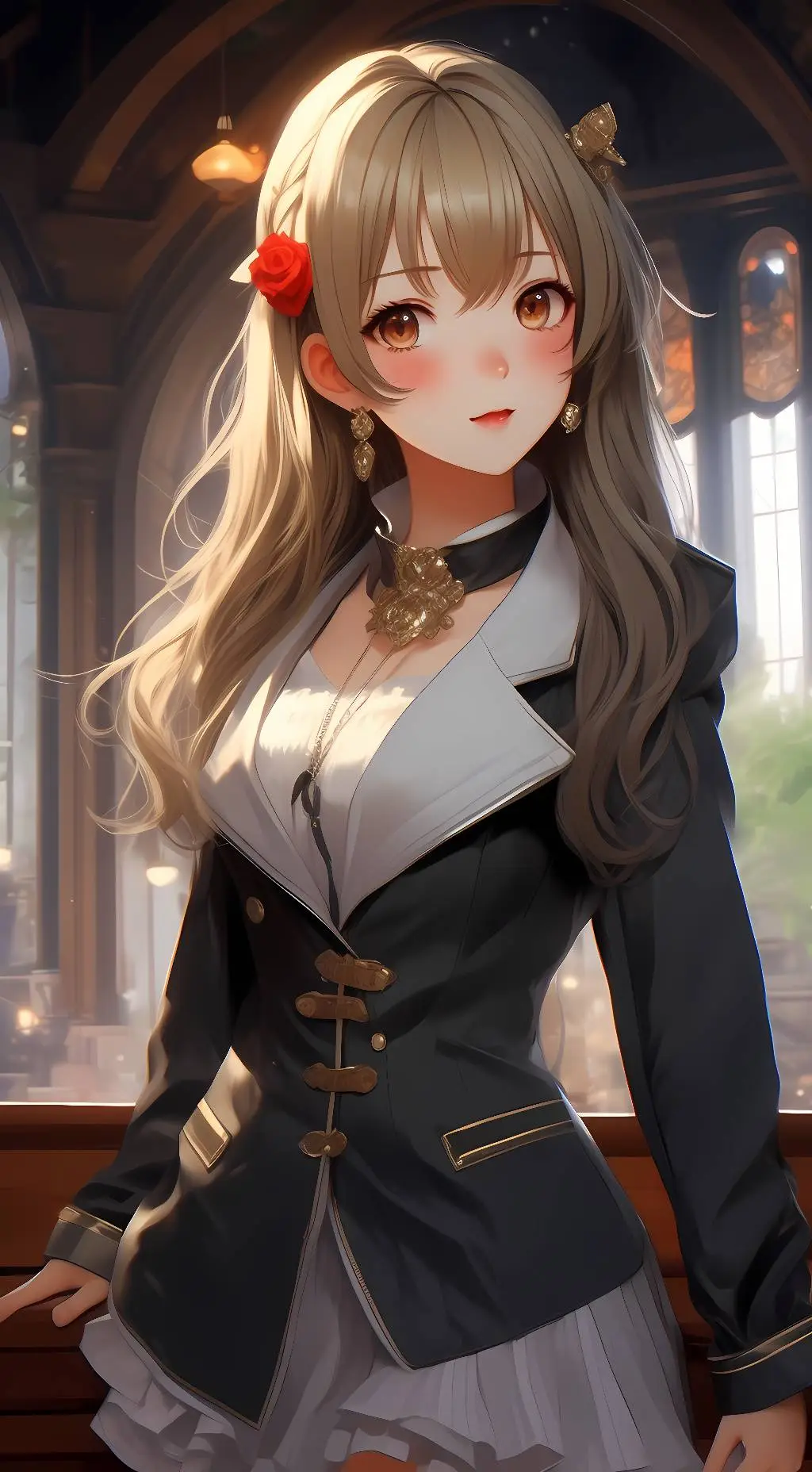 ai character: lily background