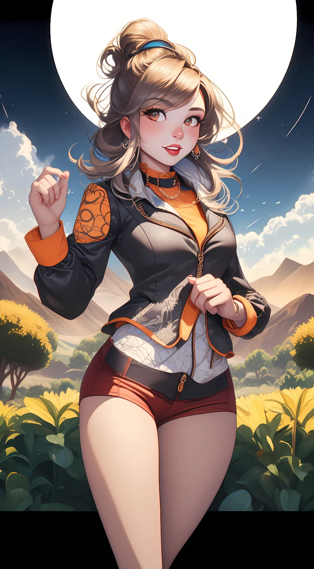 ai character: Cali background