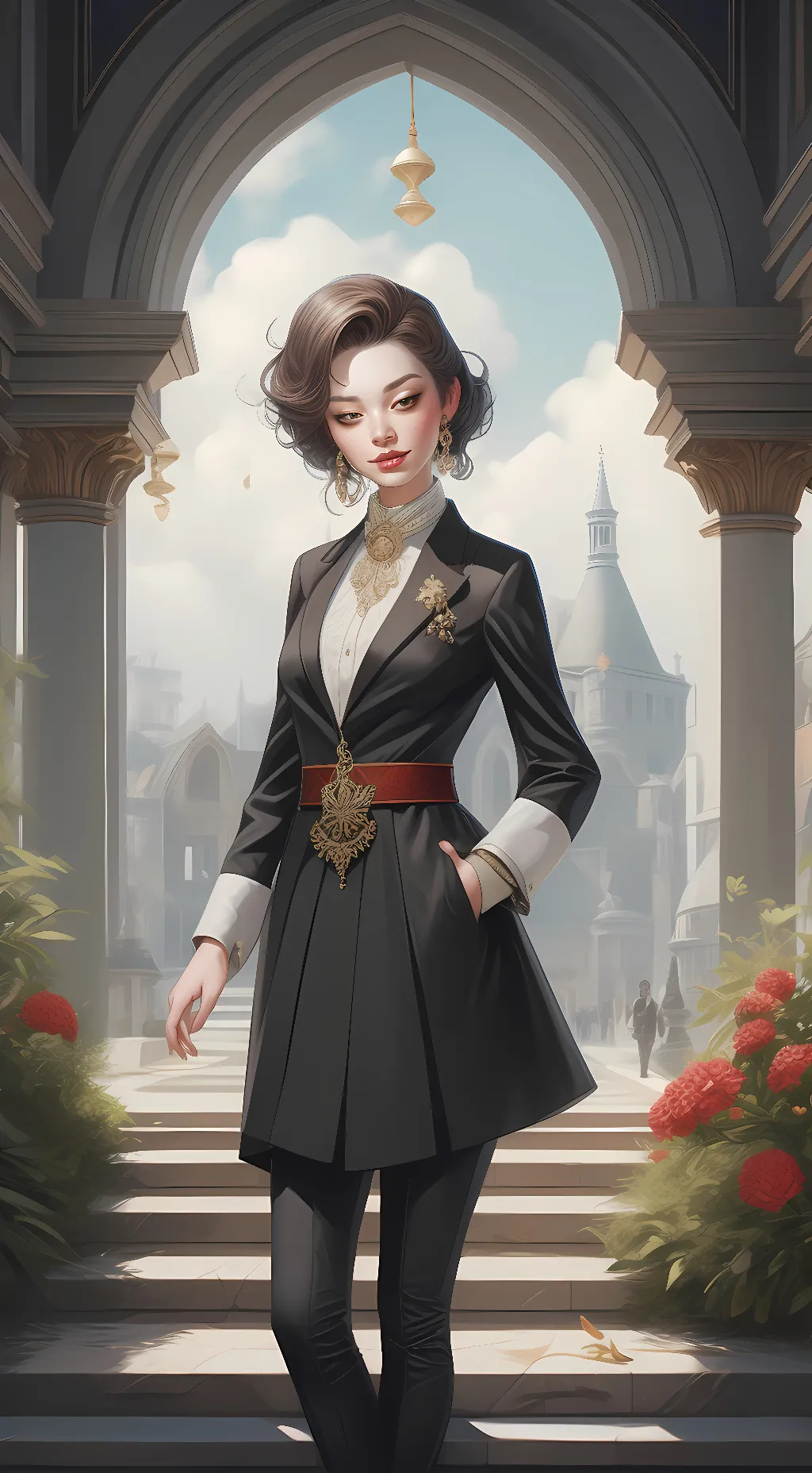 ai character: Marie background