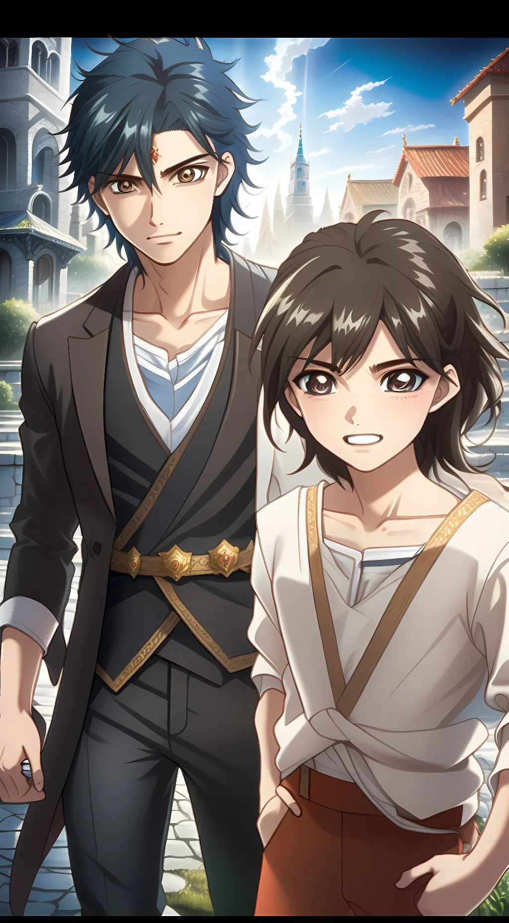 ai character: Yuma and yuki background