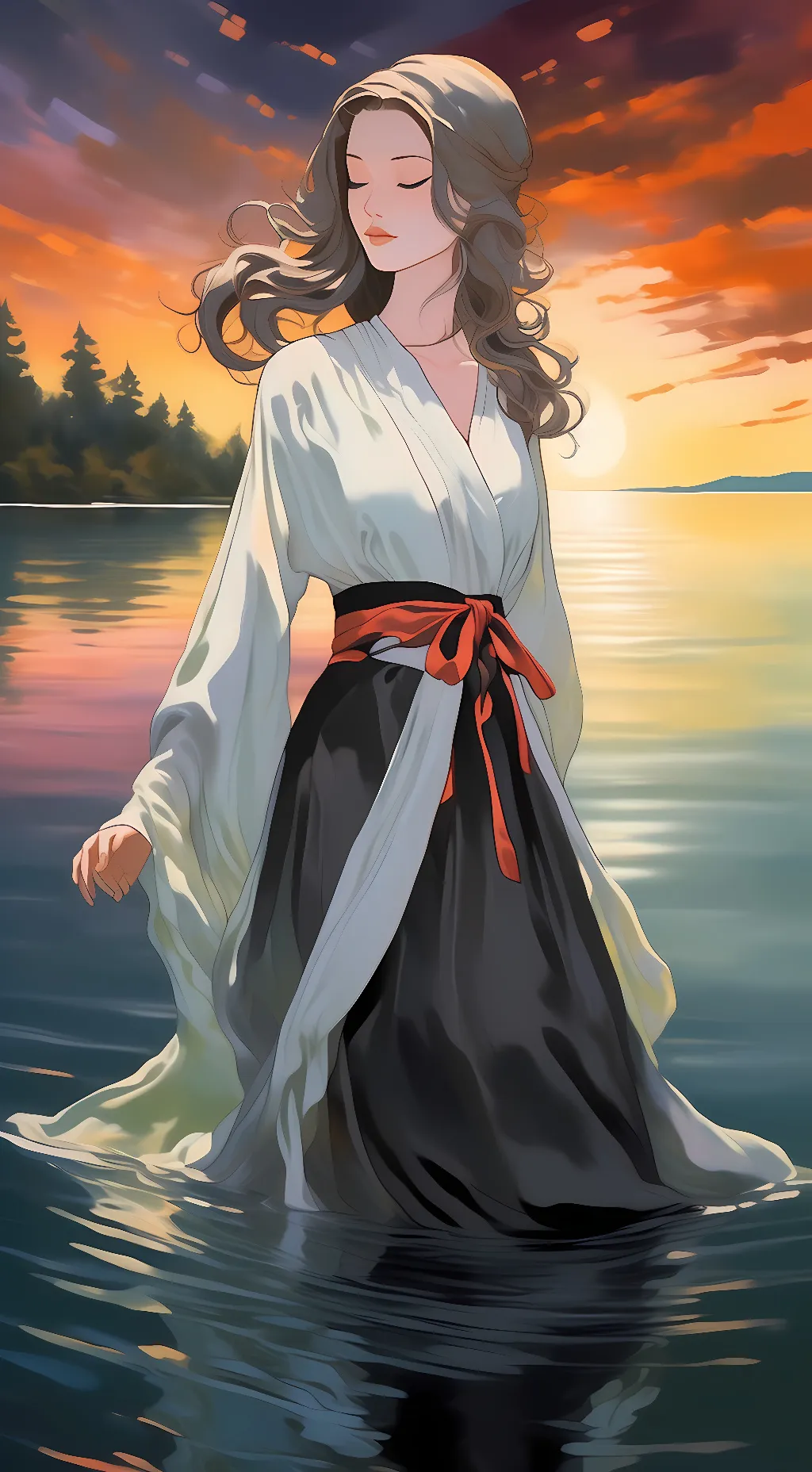 ai character: Amelia Cris background