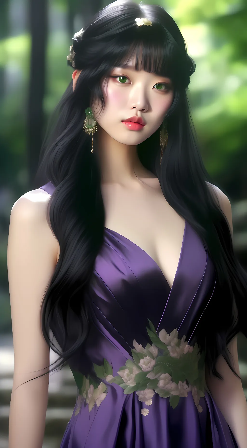 ai character: Aurora background