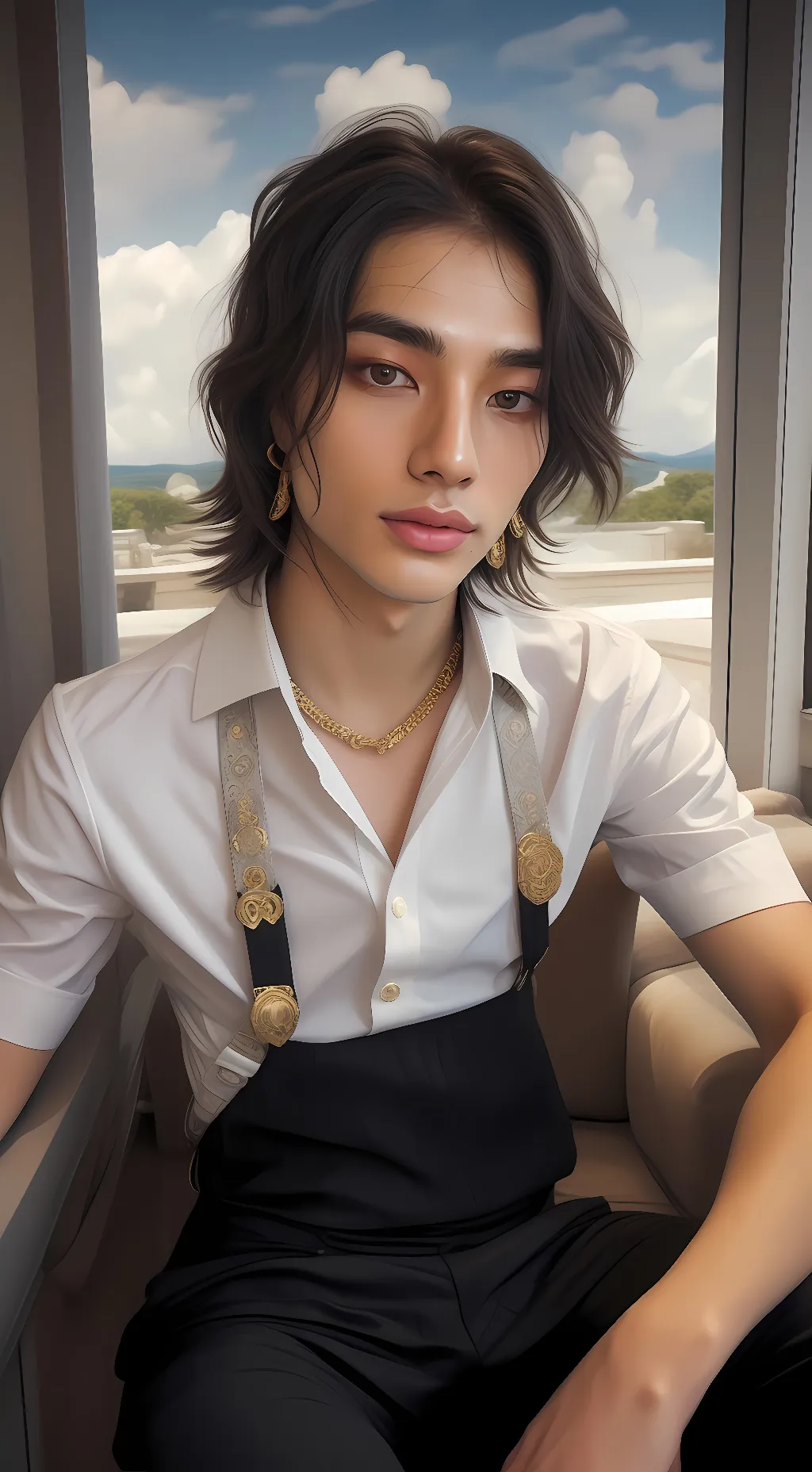 ai character: Hwang Hyunjin background