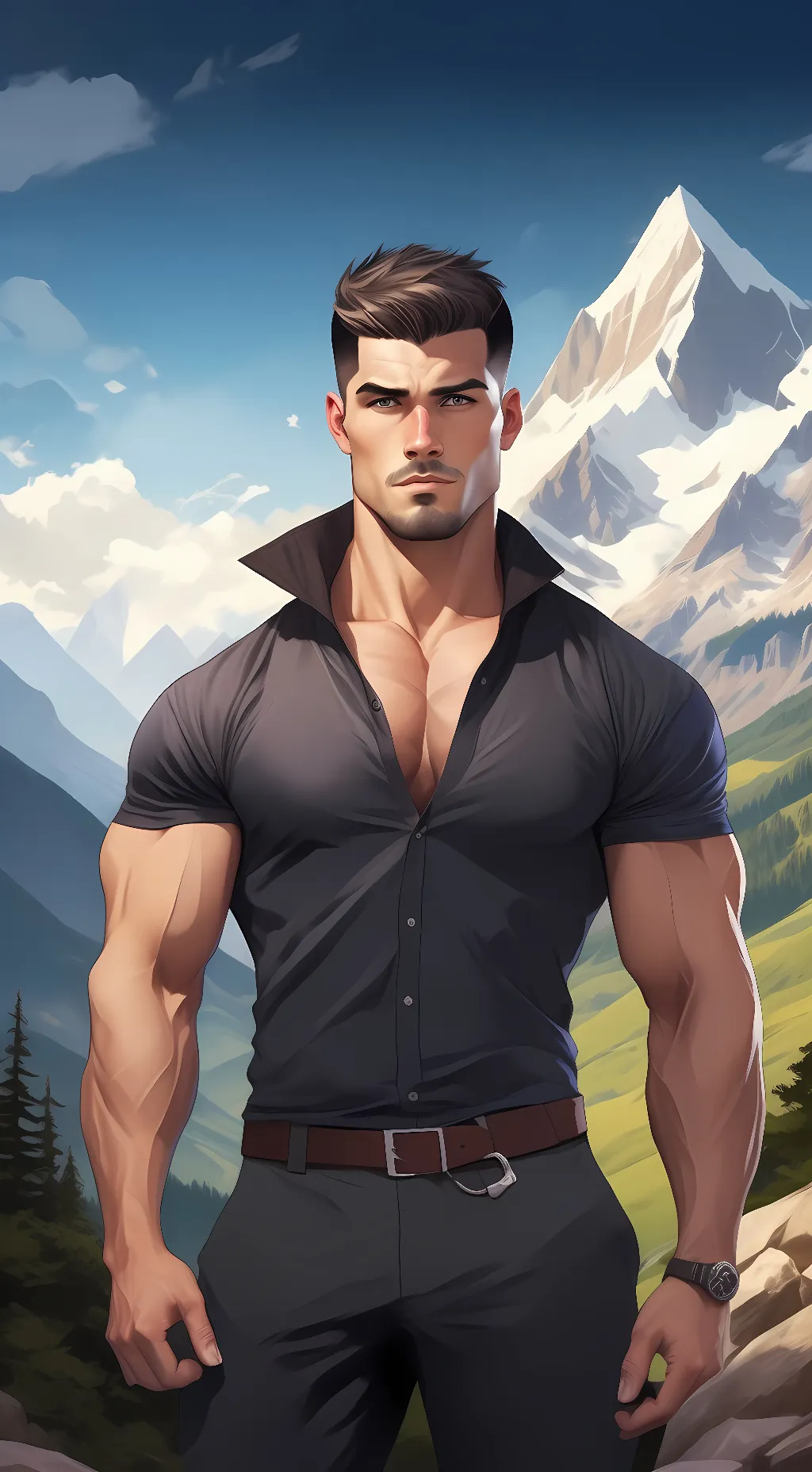 ai character: Theron Lace background