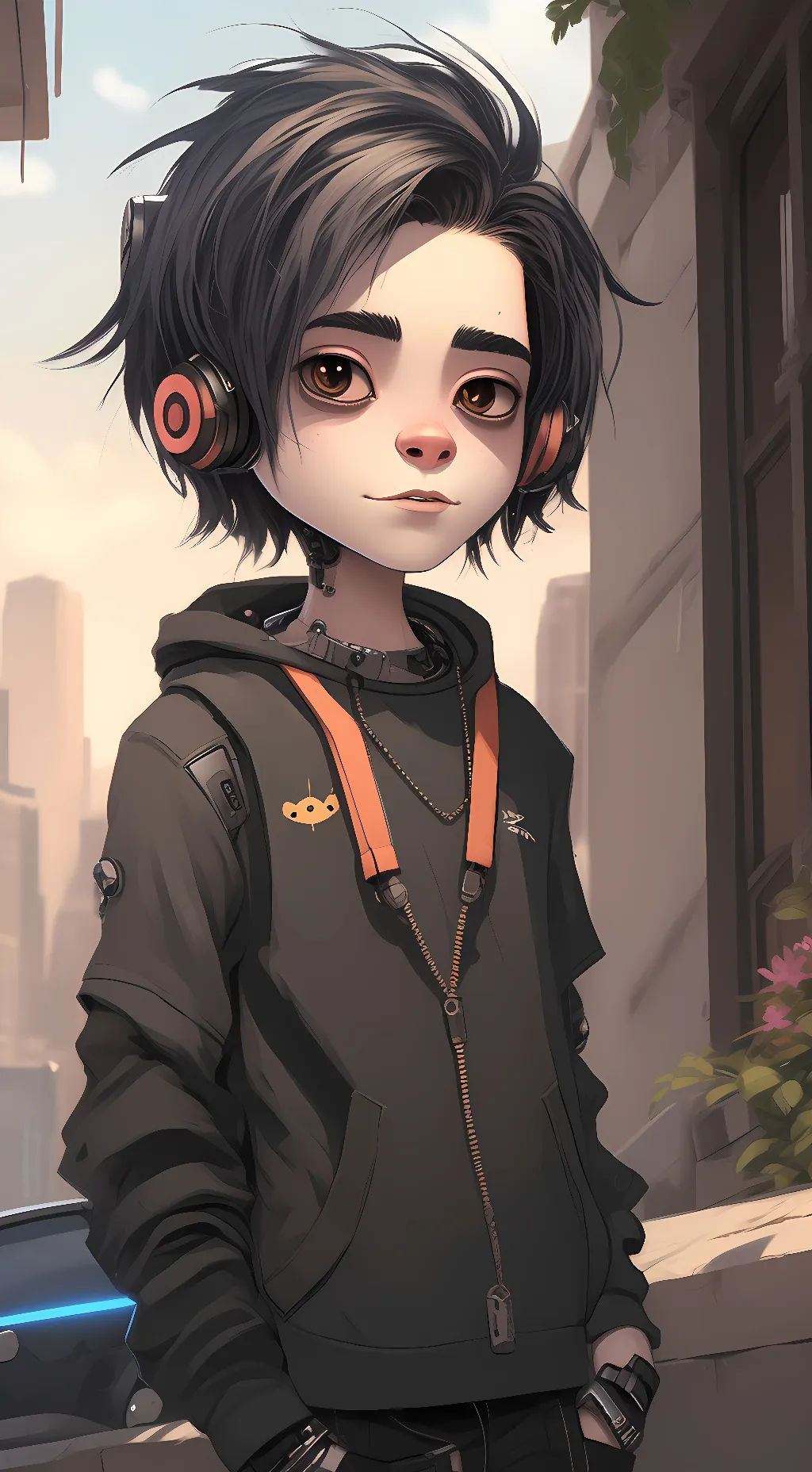 ai character: Emo AI desktop pet background