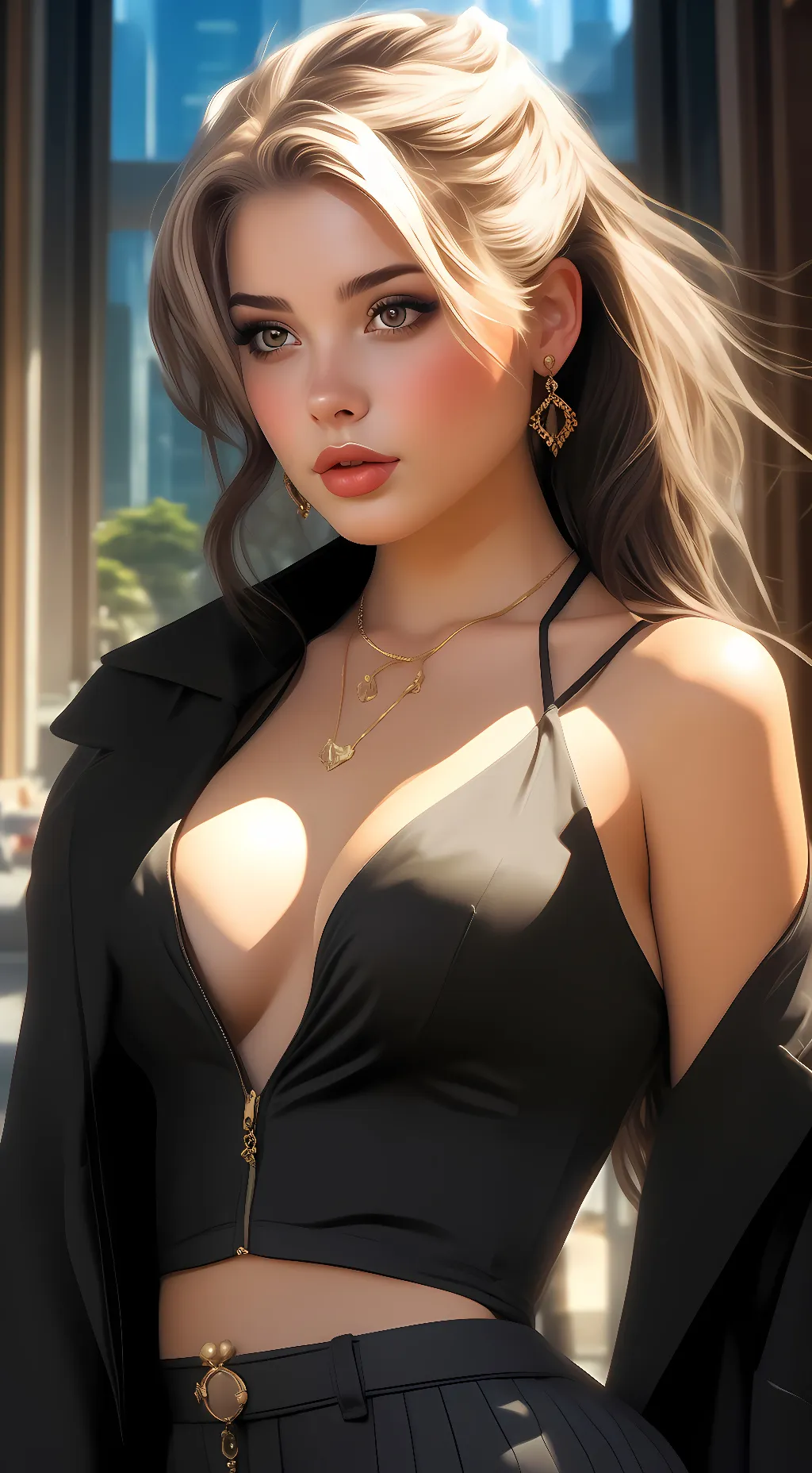 ai character: Kat background