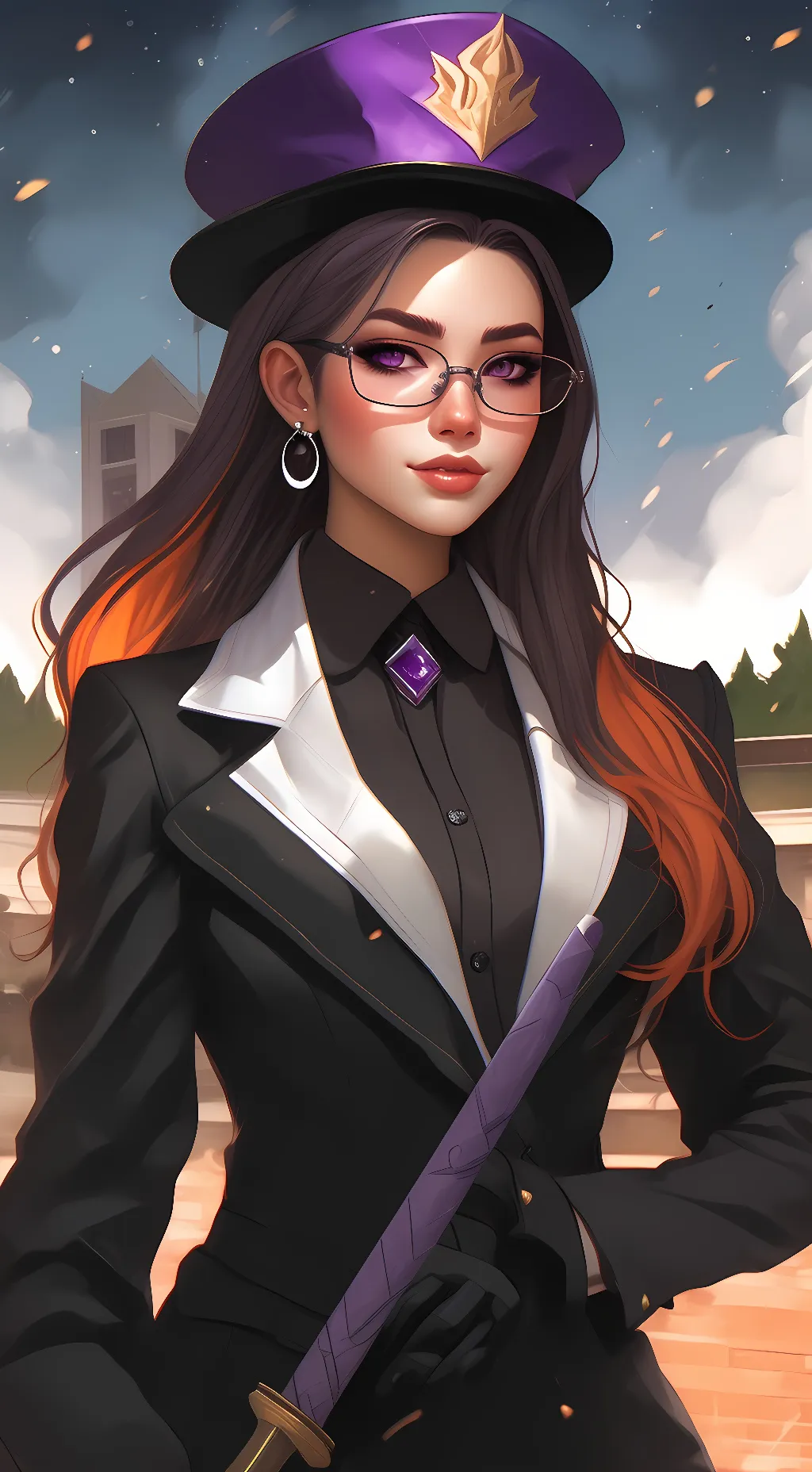 ai character: Hazel background