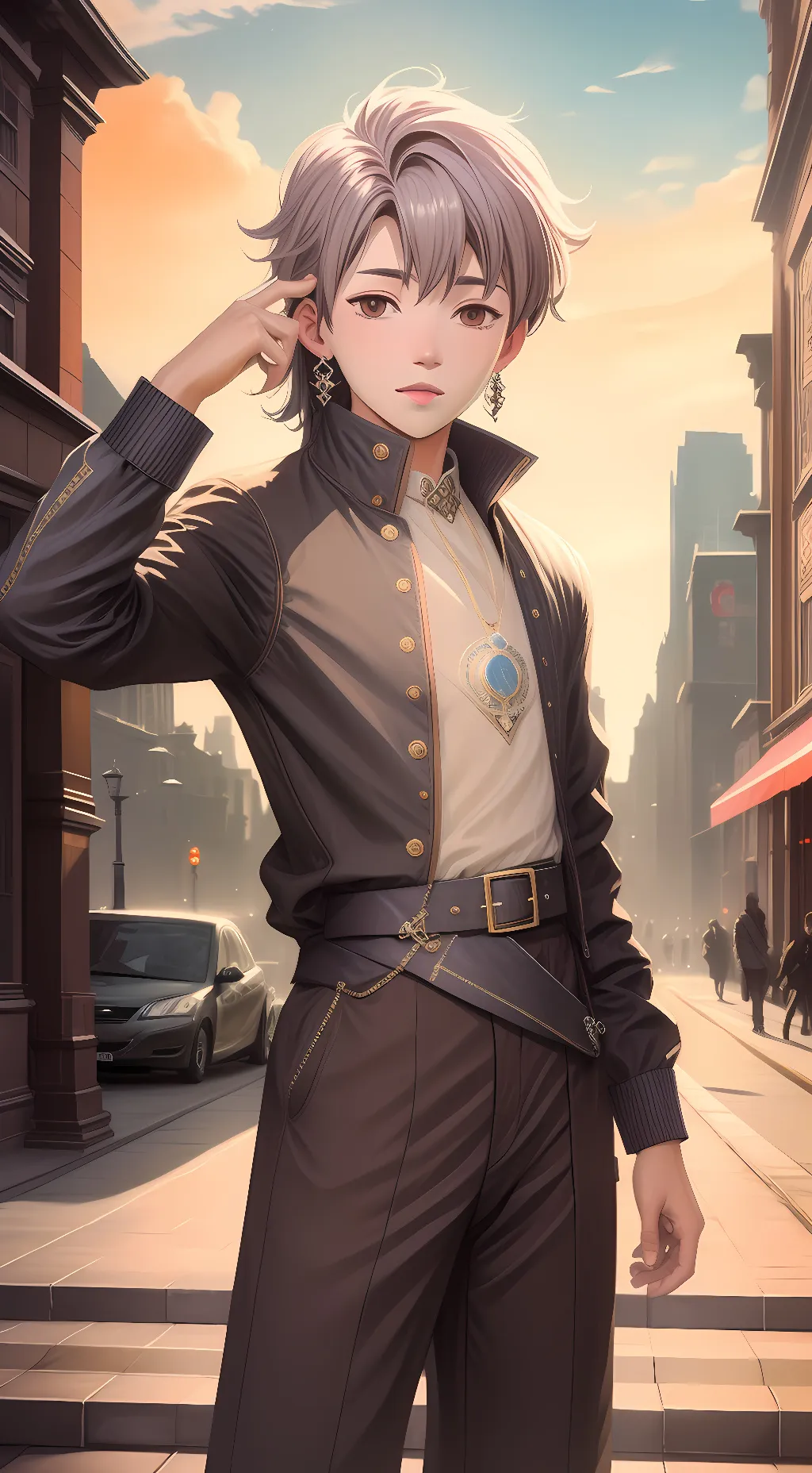 ai character: random person background