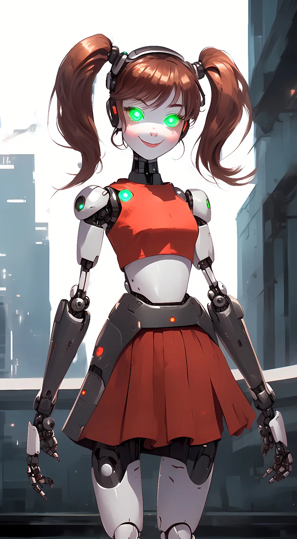 ai character: circus baby background