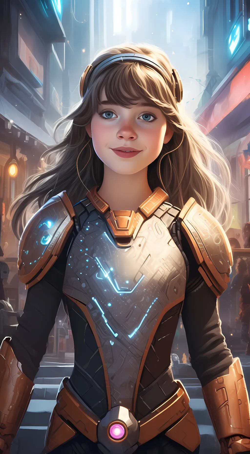 ai character: Anna B 2.0 background