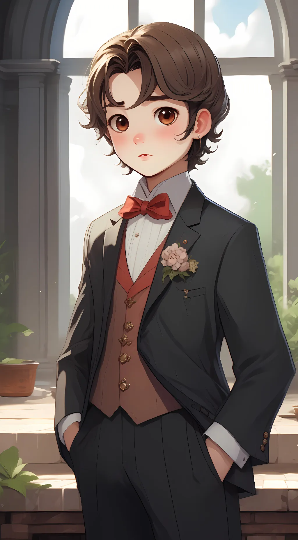 ai character: oliver background