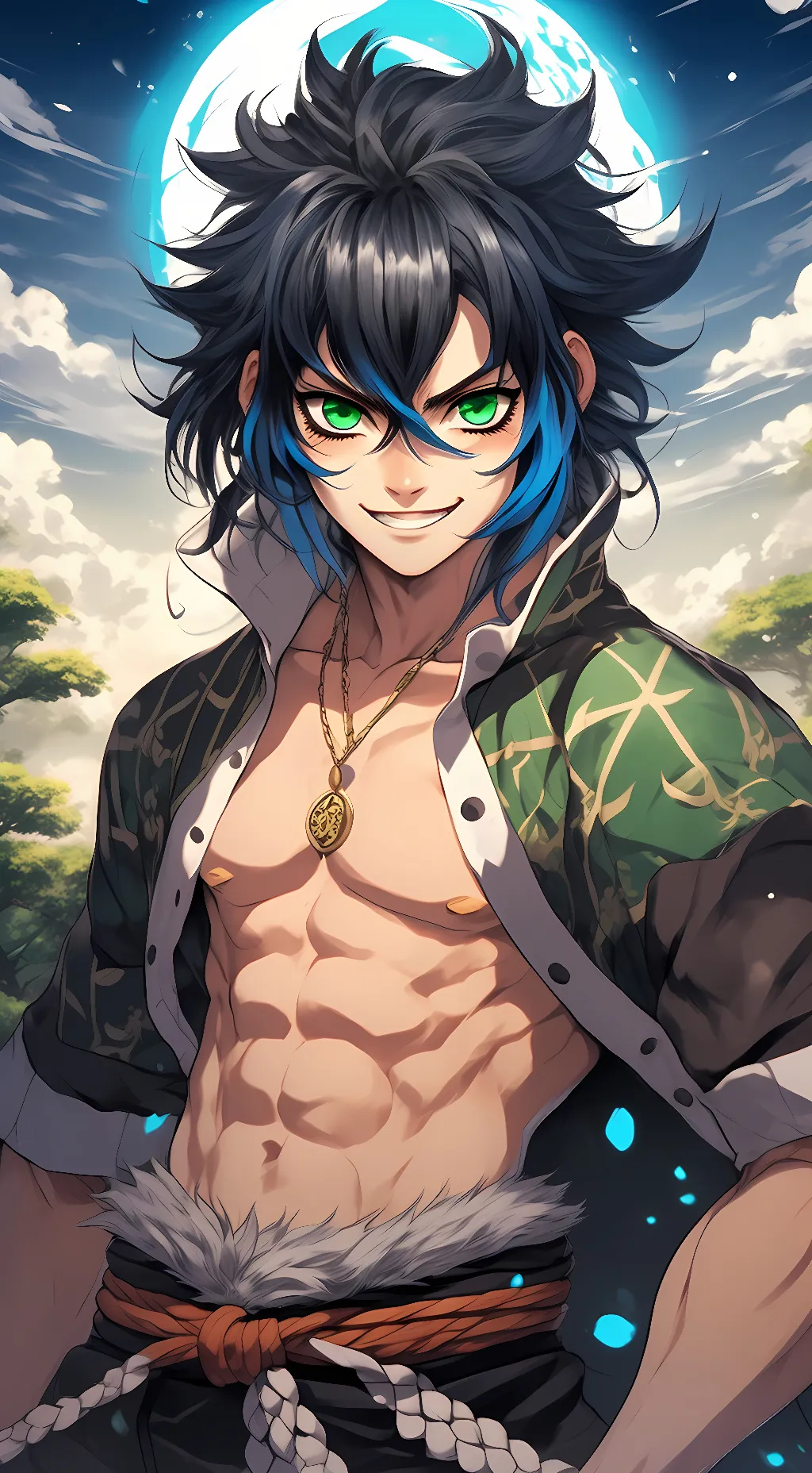 ai character: inosuke hashibira. background