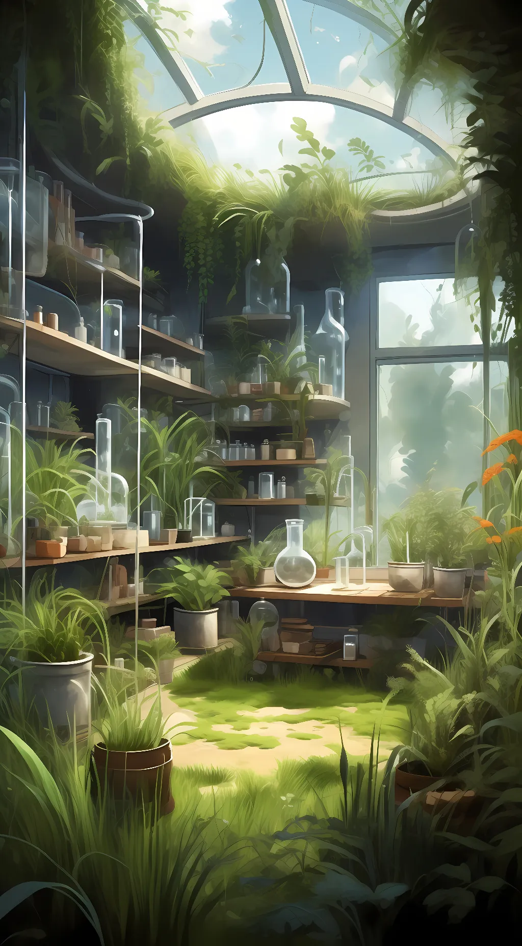 ai character: the lab background