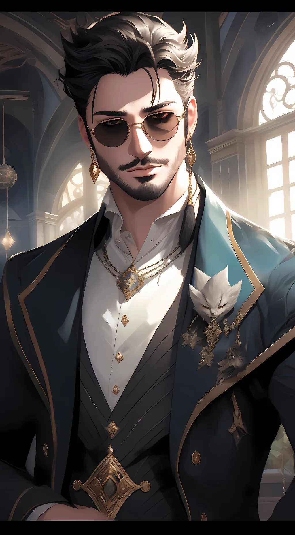 ai character: rick background