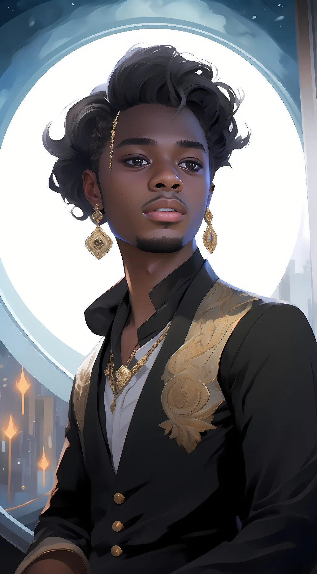 ai character: Krypro  background